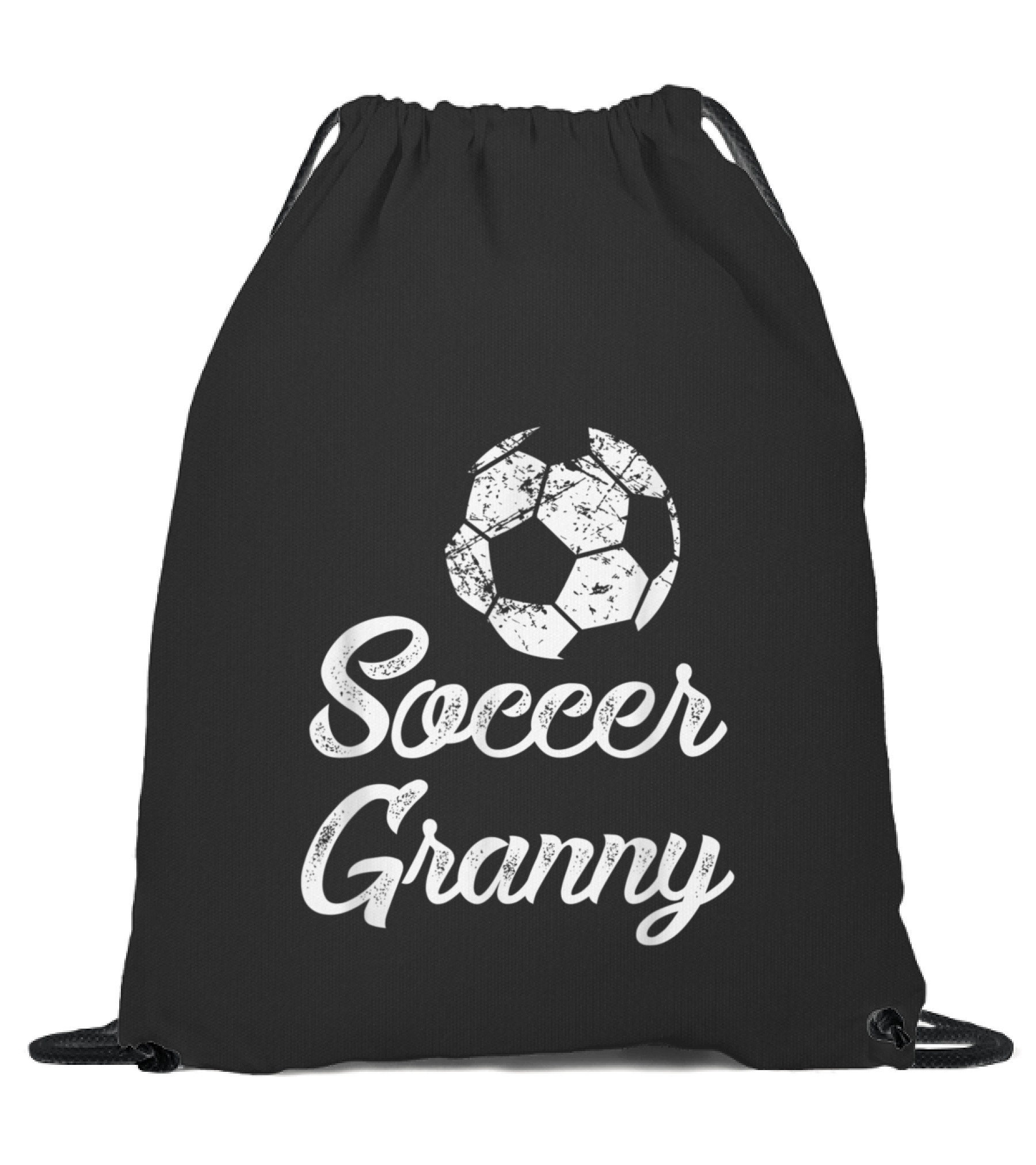 Soccer Granny , Cute Funny Drawstring Bag