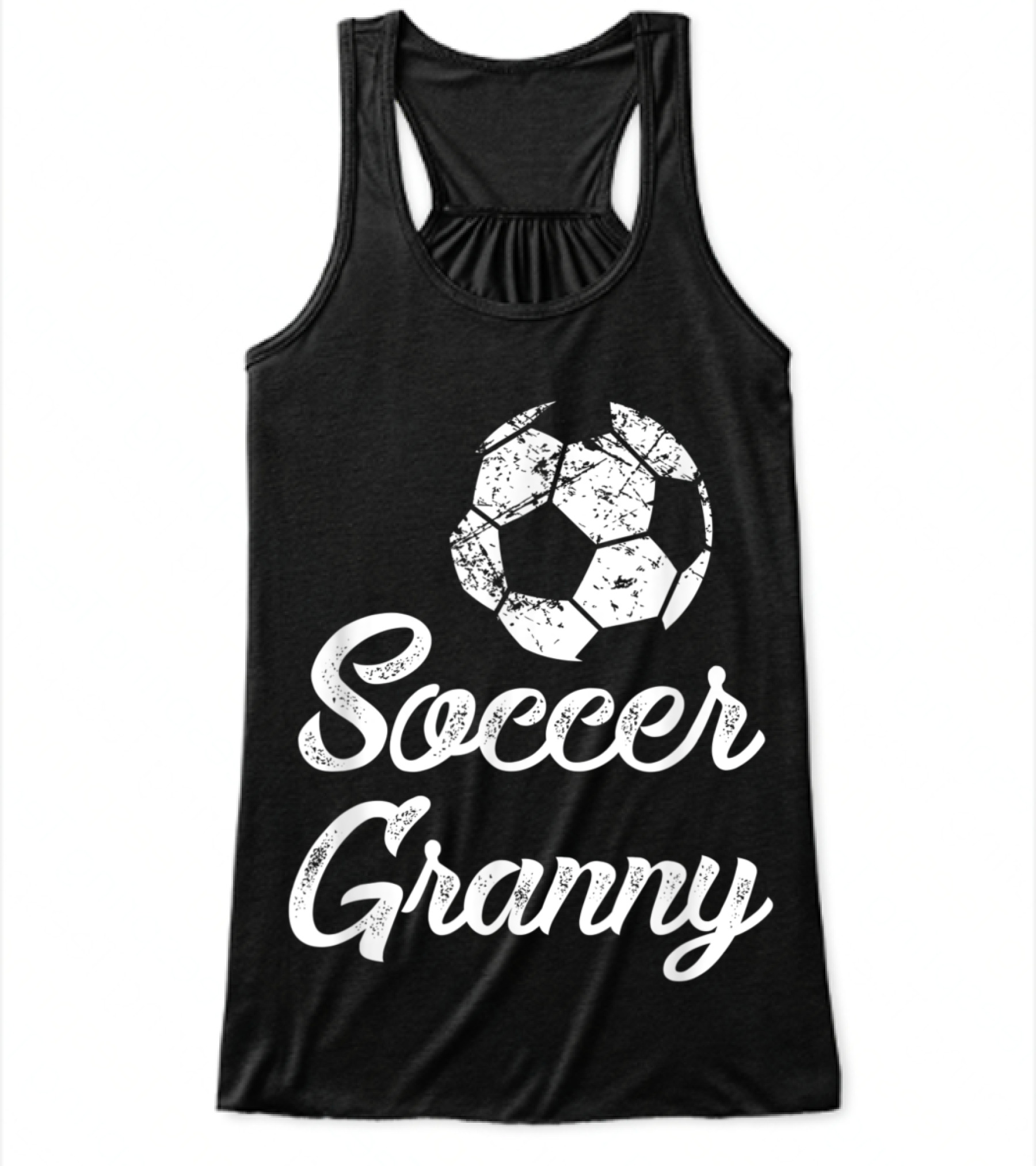 Soccer Granny , Cute Funny Flowy Tank Top