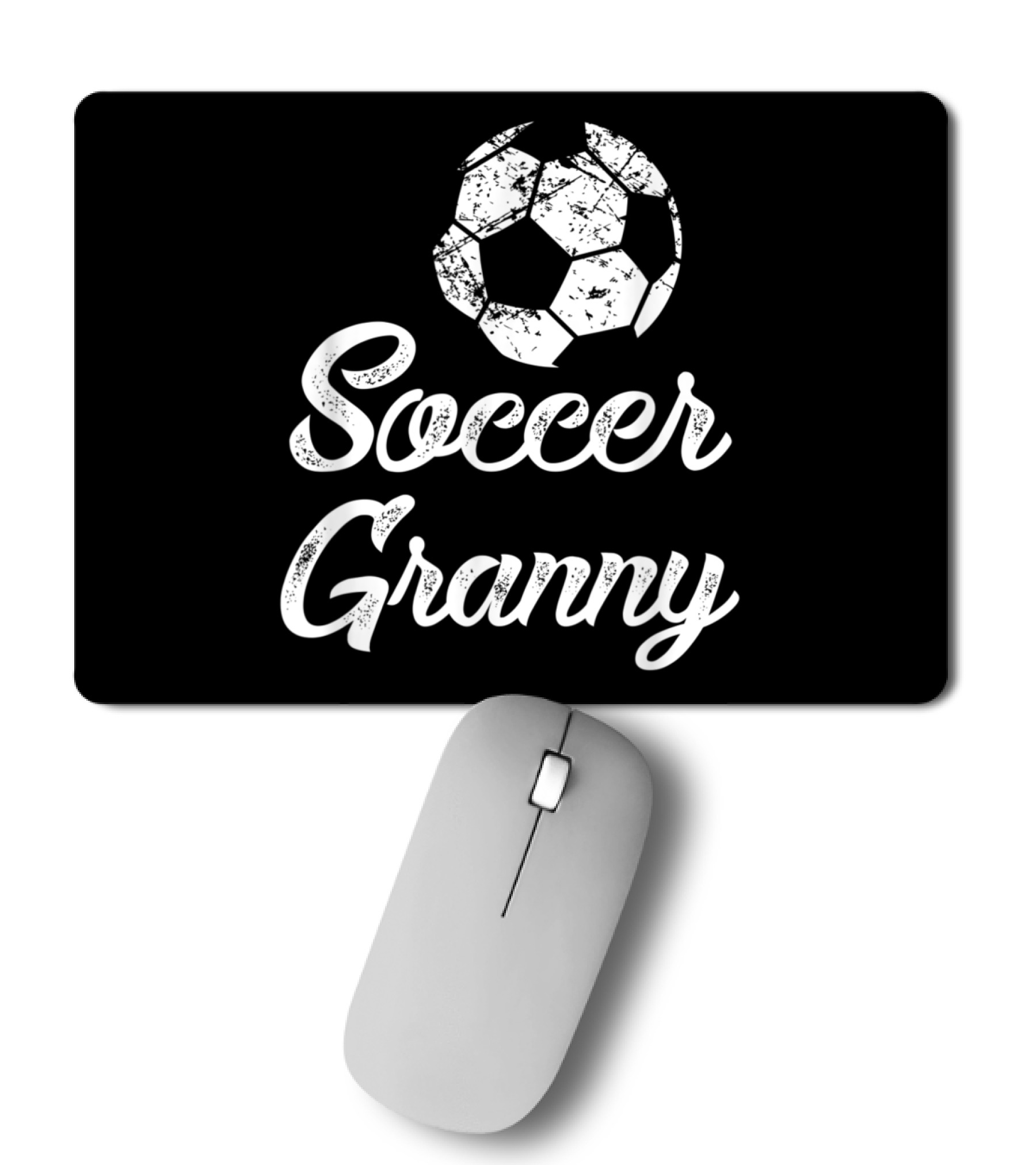 Soccer Granny , Cute Funny Mousepad