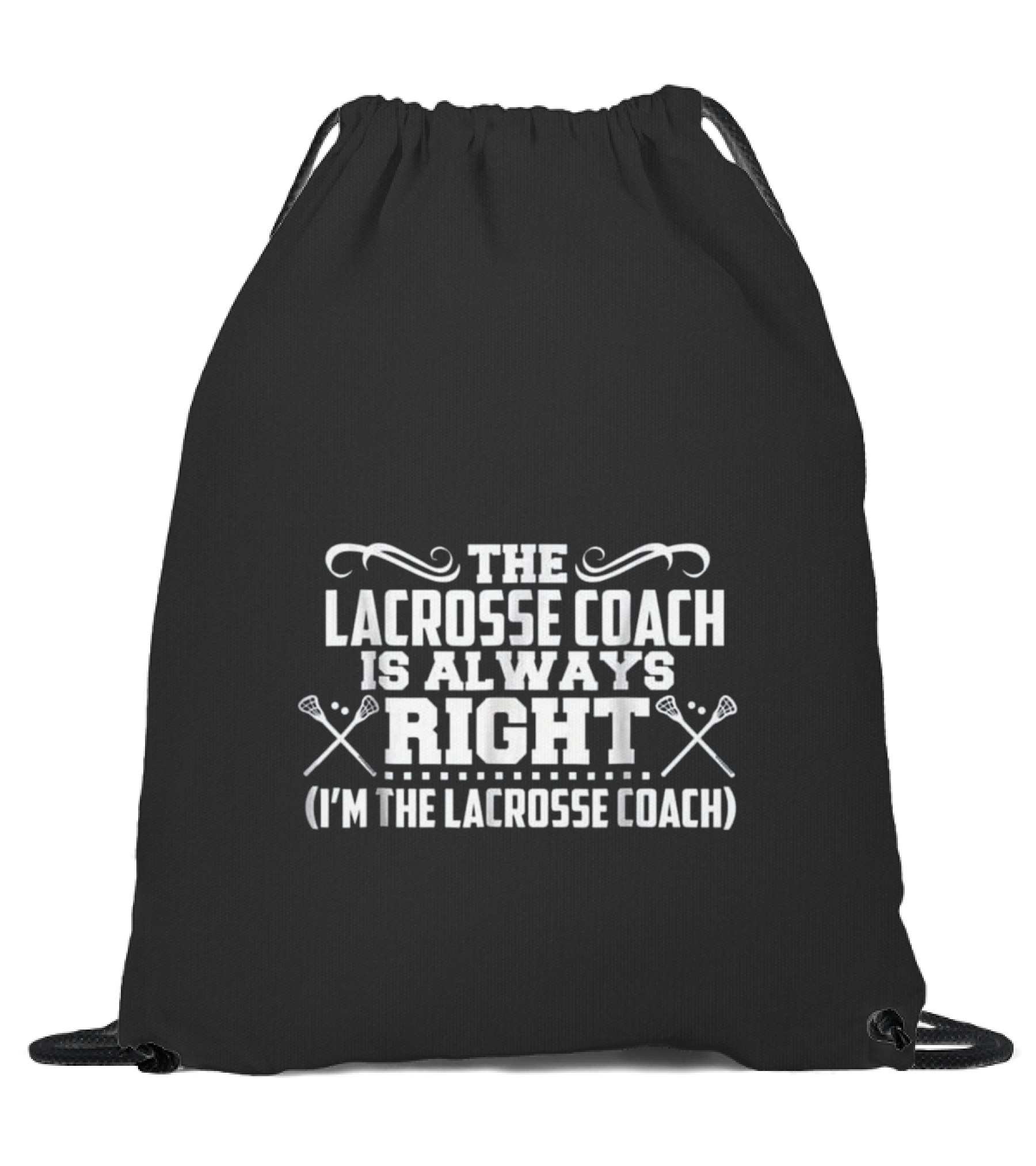 Lacrosse Lax Coach T Lax Gear Sport P Drawstring Bag