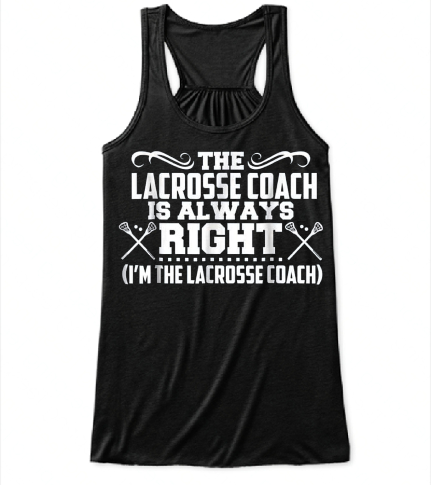 Lacrosse Lax Coach T Lax Gear Sport P Flowy Tank Top