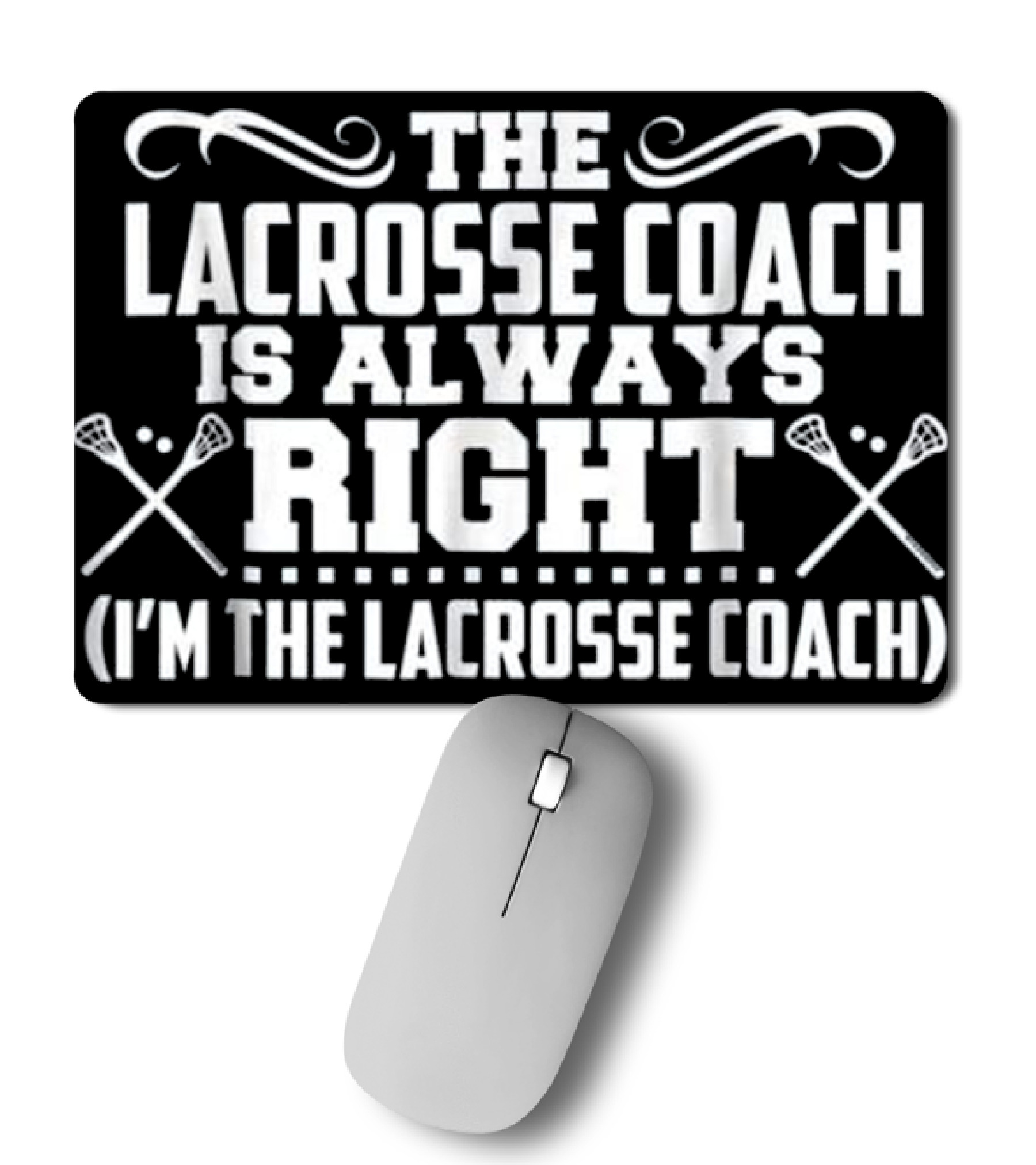 Lacrosse Lax Coach T Lax Gear Sport P Mousepad