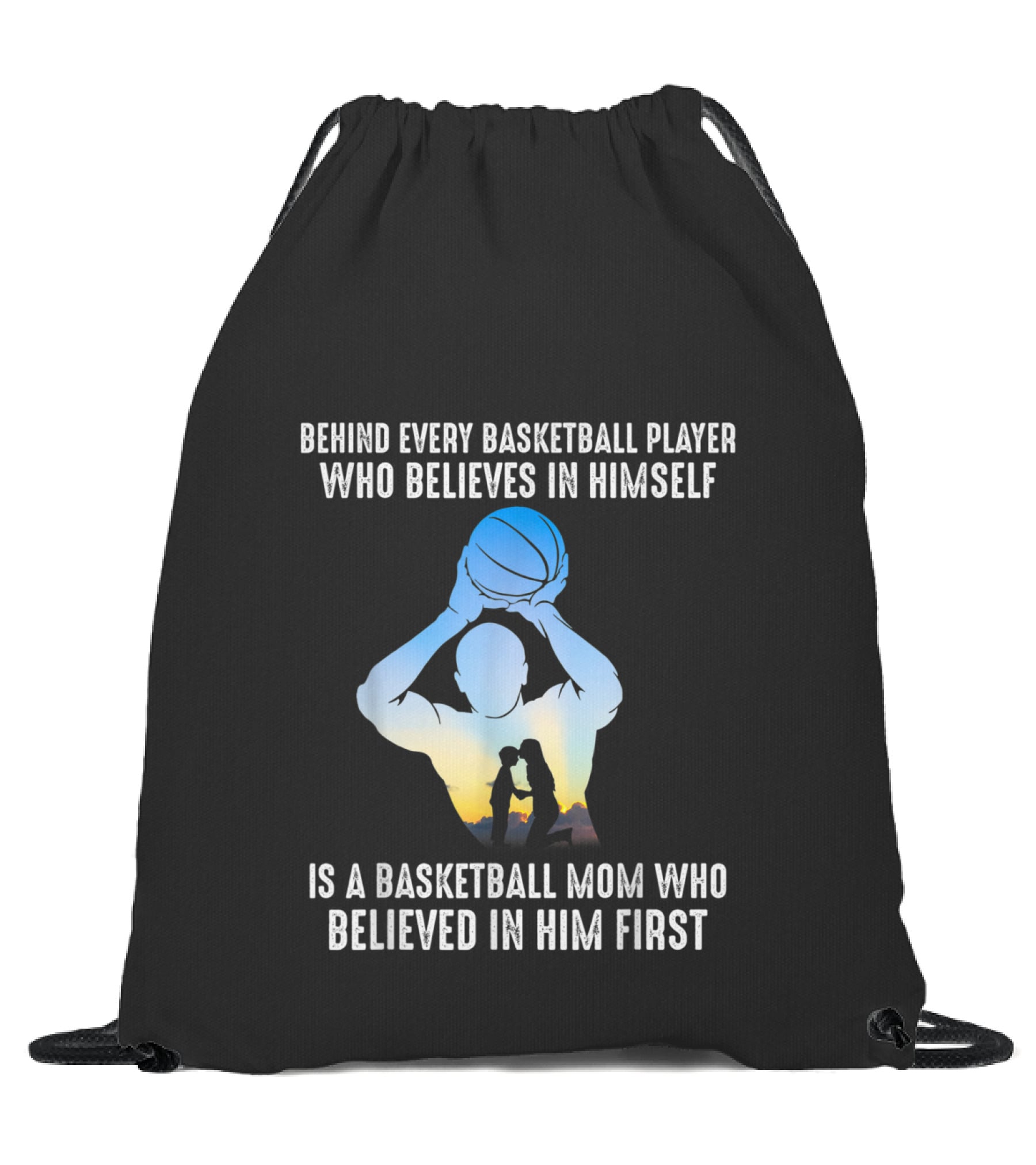 Behind Every Basketball Player Is A Basketb Drawstring Bag Behind Every Basketball Player Is A Basketb Drawstring Bag
