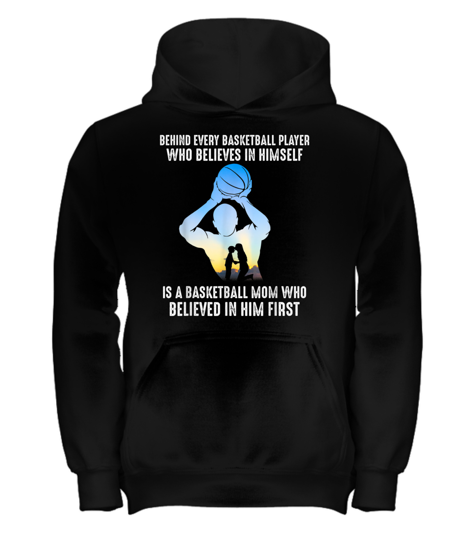 Behind Every Basketball Player Is A Basketb Kids Hoodie