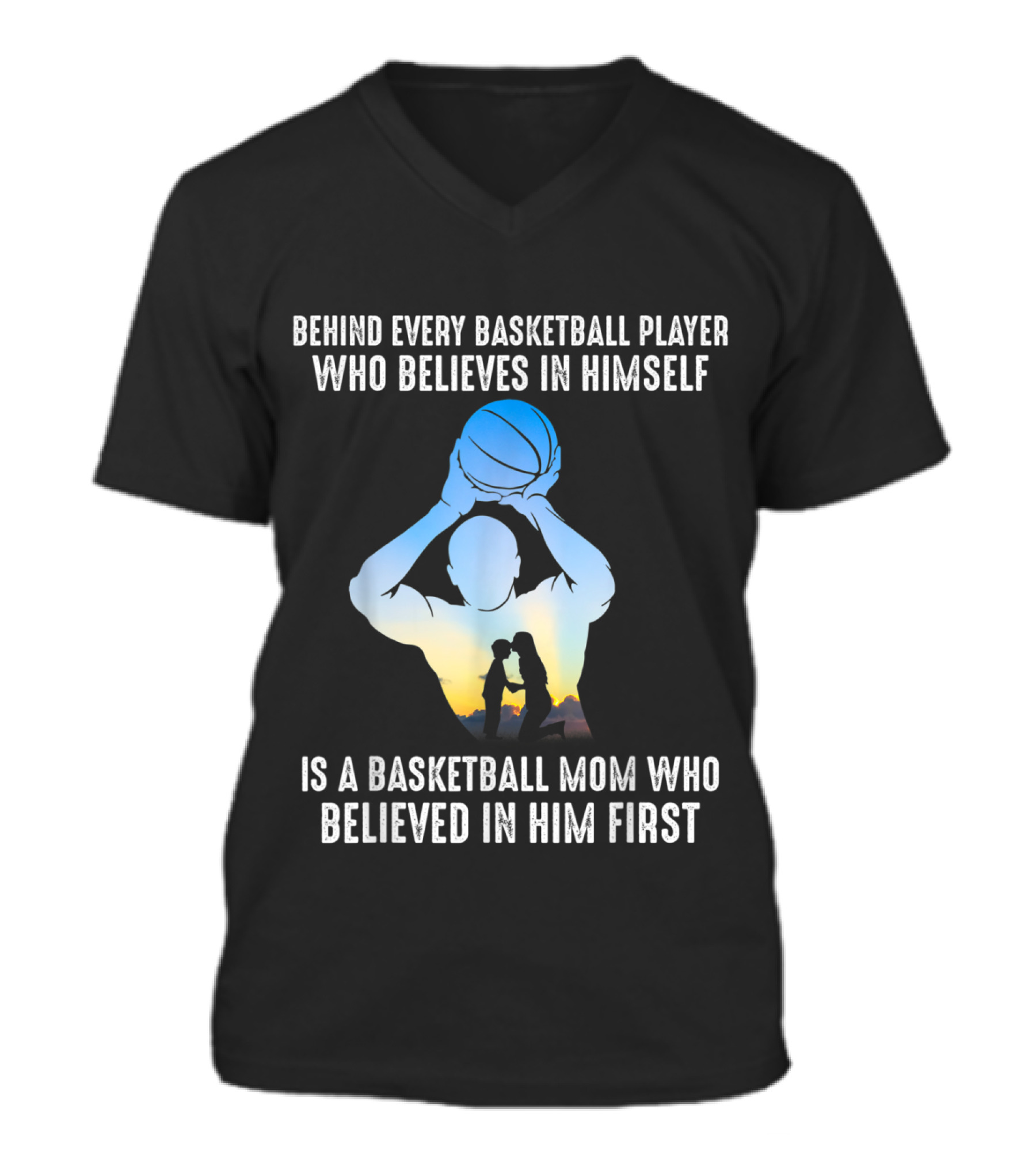 Behind Every Basketball Player Is A Basketb V-Neck Unisex T-Shirt