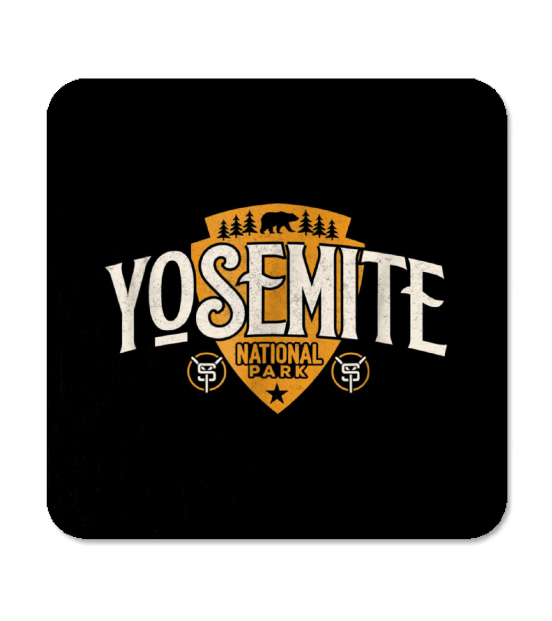 Vintage Retro Yosemite National Park Coaster Vintage Retro Yosemite National Park Coaster