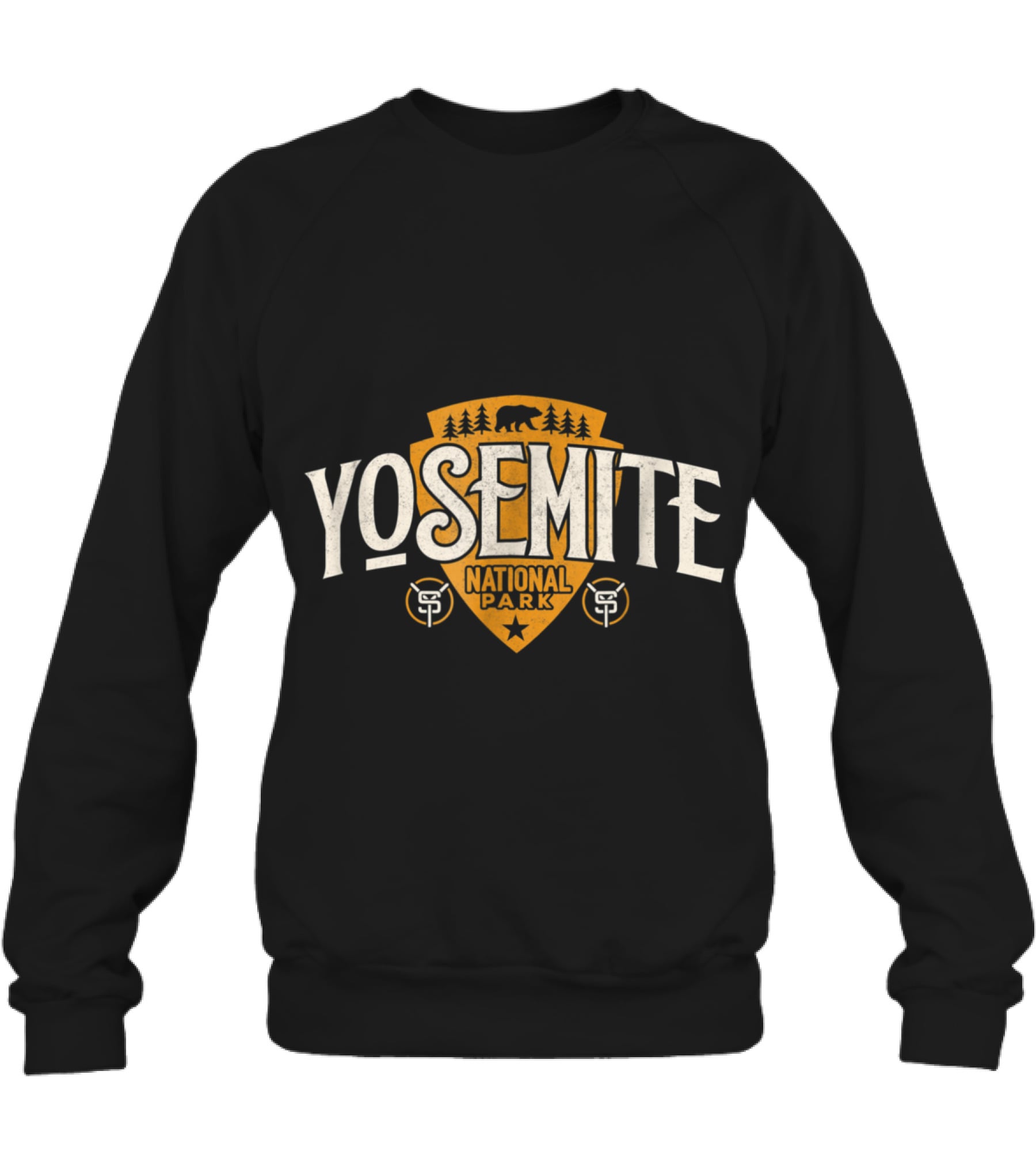 Vintage Retro Yosemite National Park Crewneck Sweatshirt Vintage Retro Yosemite National Park Crewneck Sweatshirt