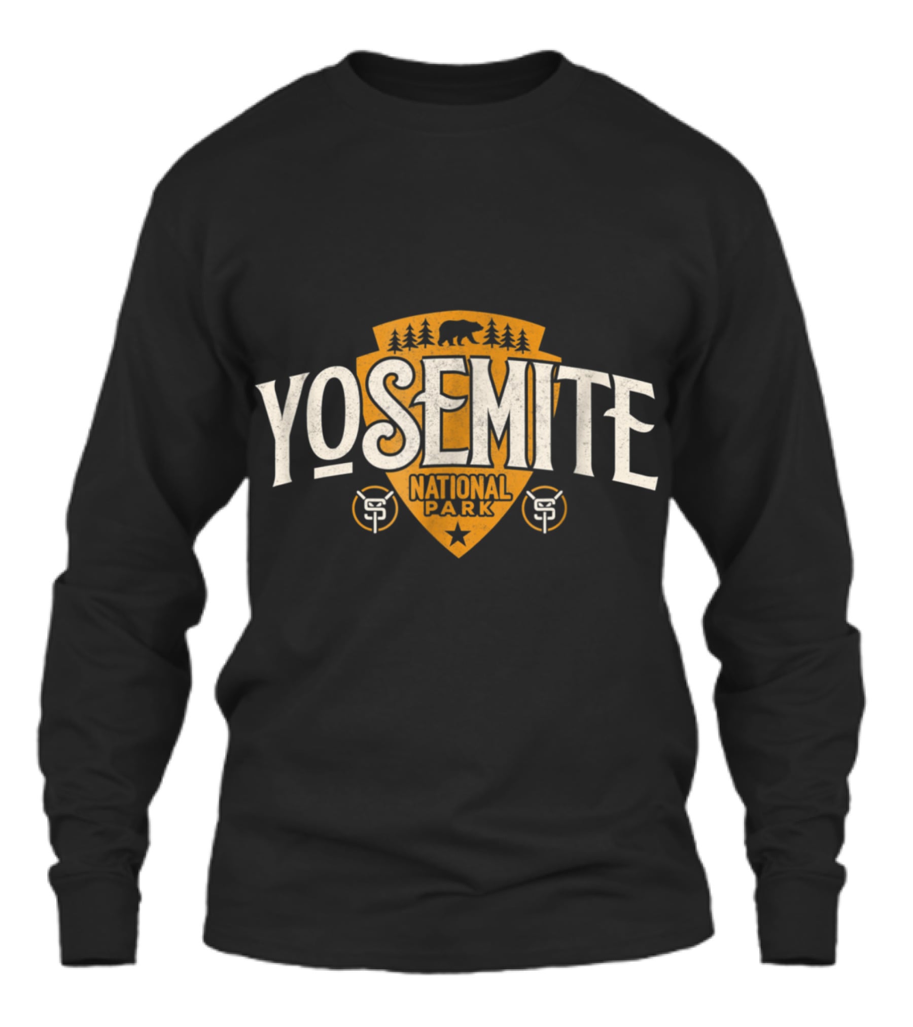 Vintage Retro Yosemite National Park Unisex Long Sleeve Vintage Retro Yosemite National Park Unisex Long Sleeve