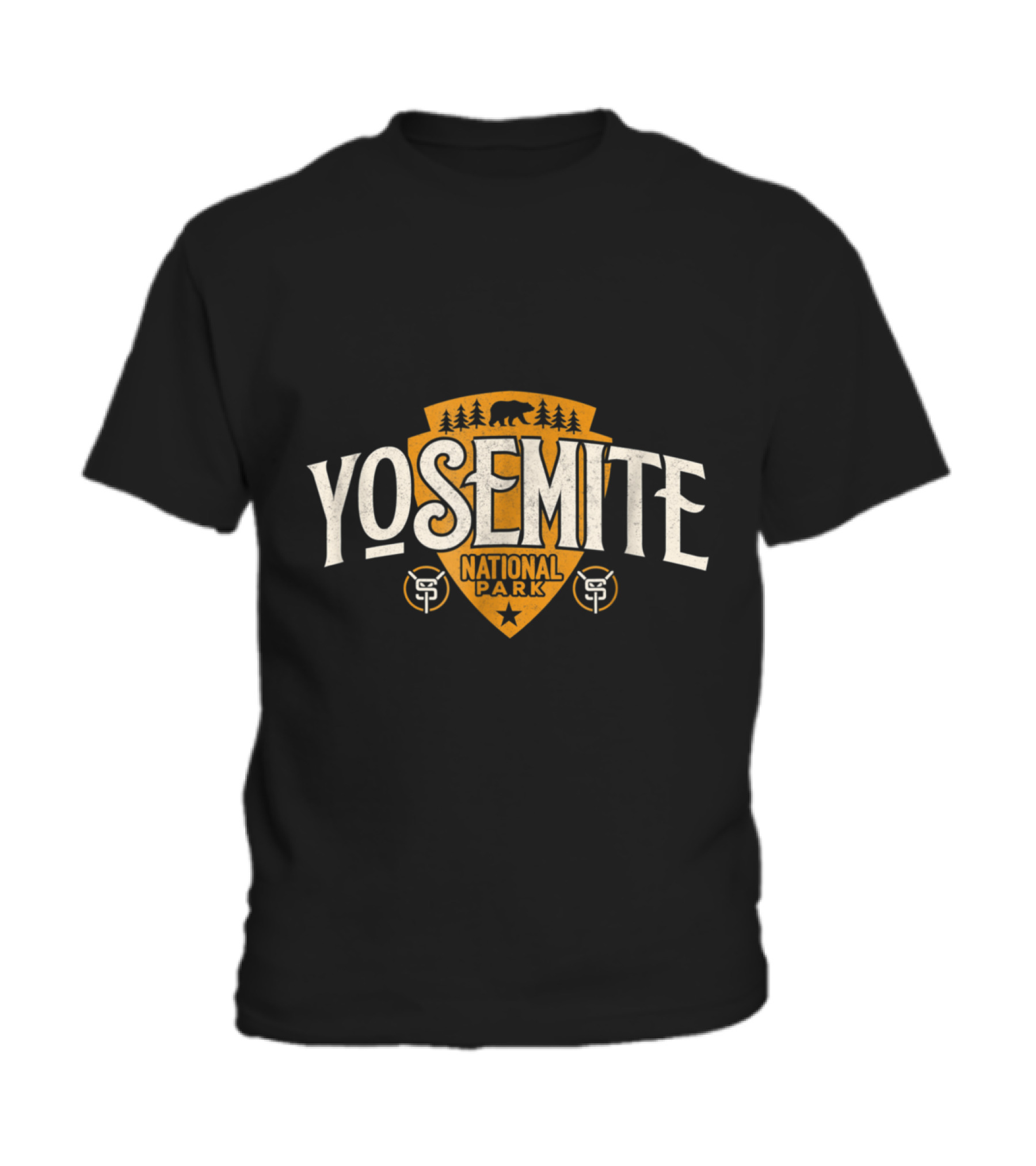 Vintage Retro Yosemite National Park Toddler T-Shirt