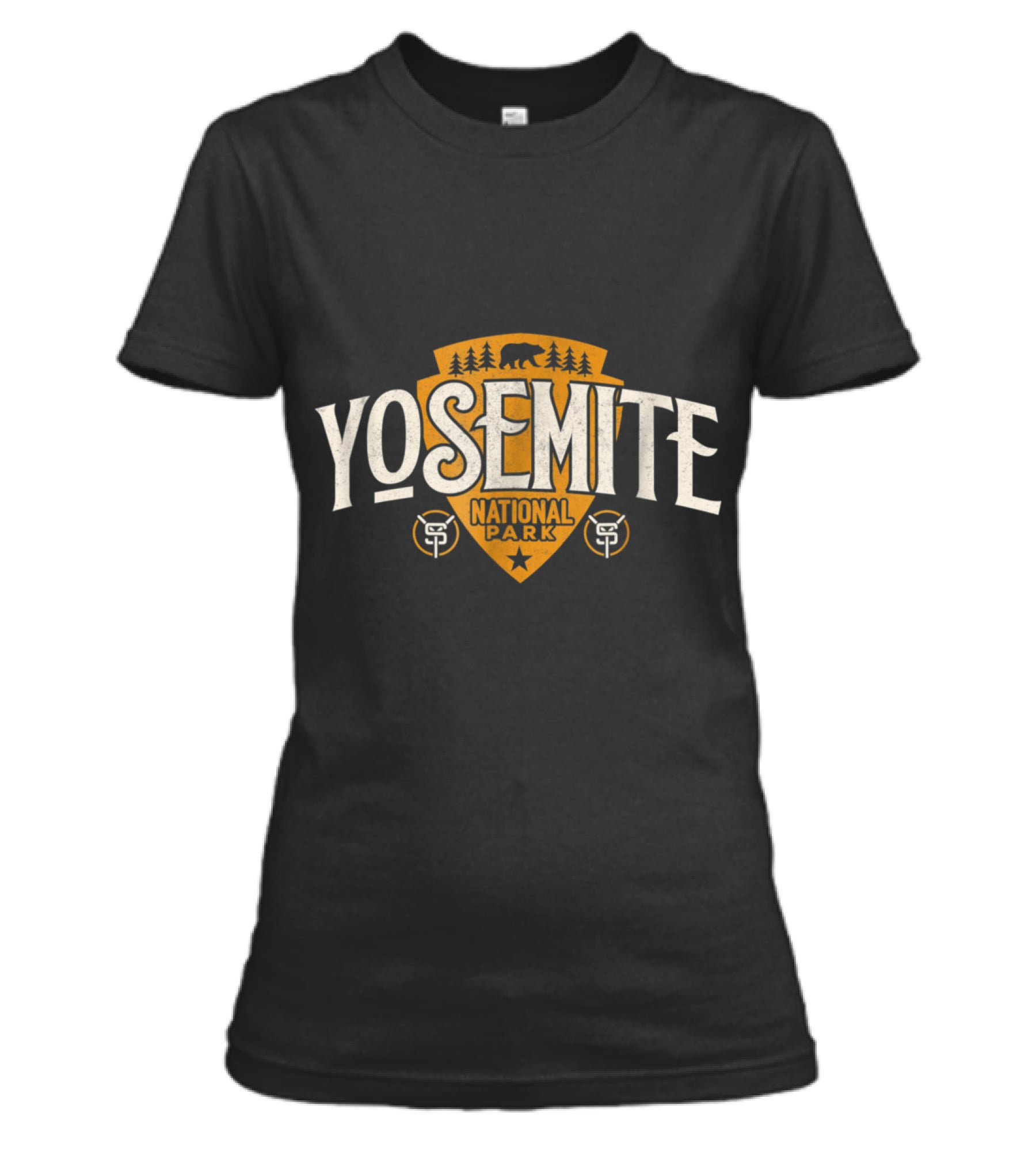Vintage Retro Yosemite National Park Womens T-Shirt Vintage Retro Yosemite National Park Womens T-Shirt