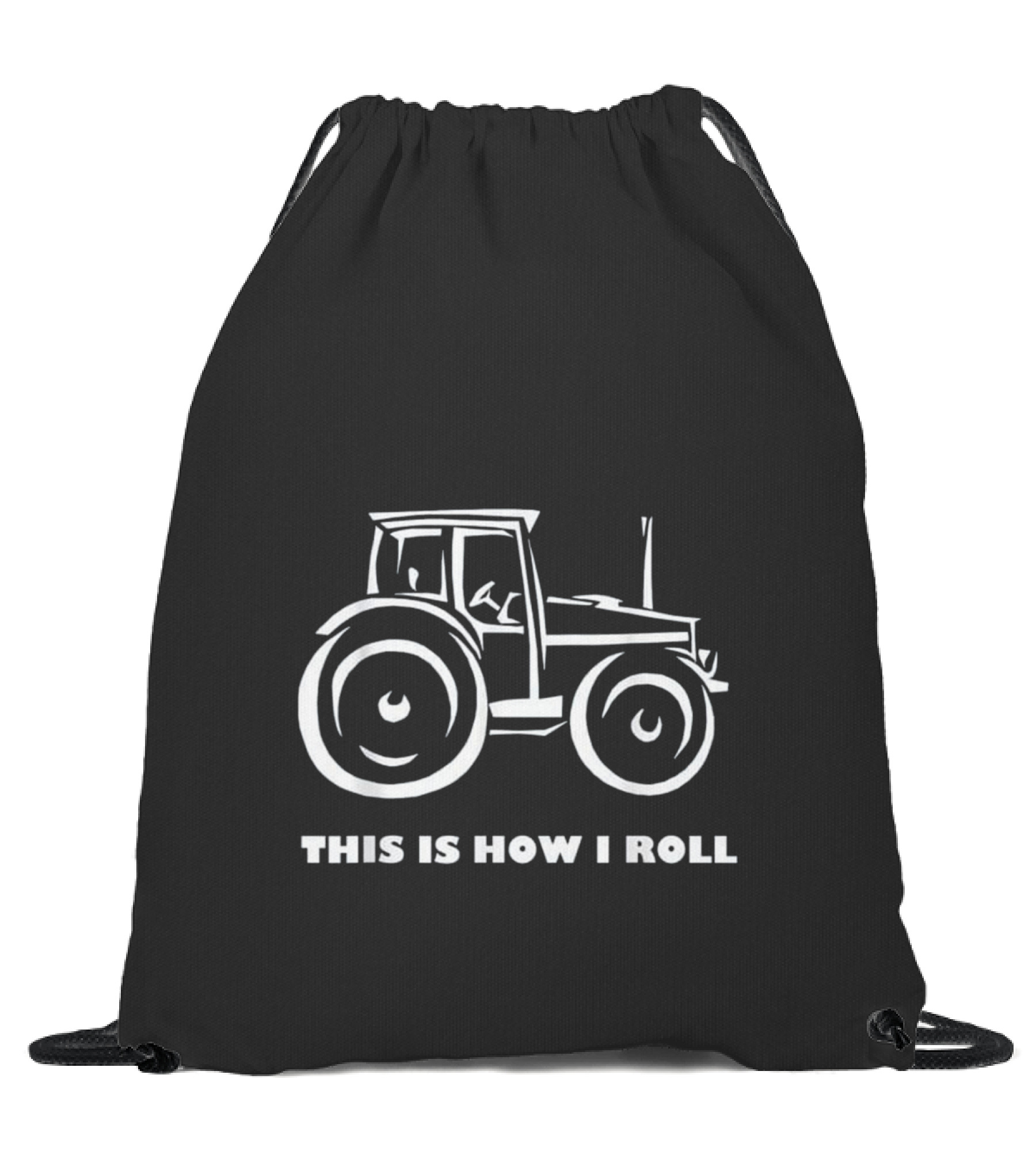 This is How I Roll Farming Farmer T Drawstring Bag
