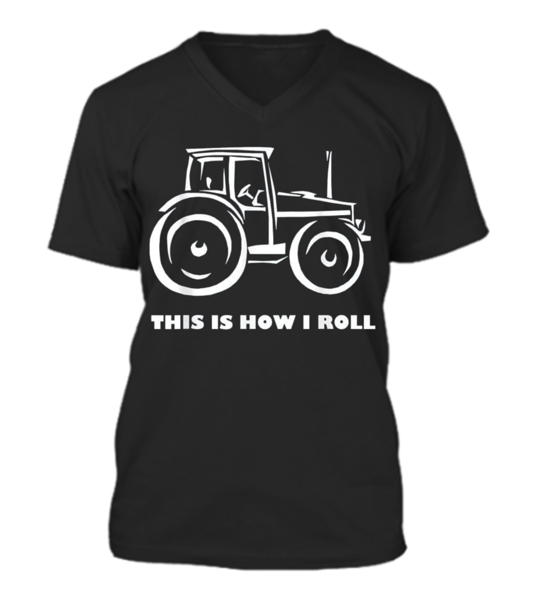 This is How I Roll Farming Farmer T V-Neck Unisex T-Shirt