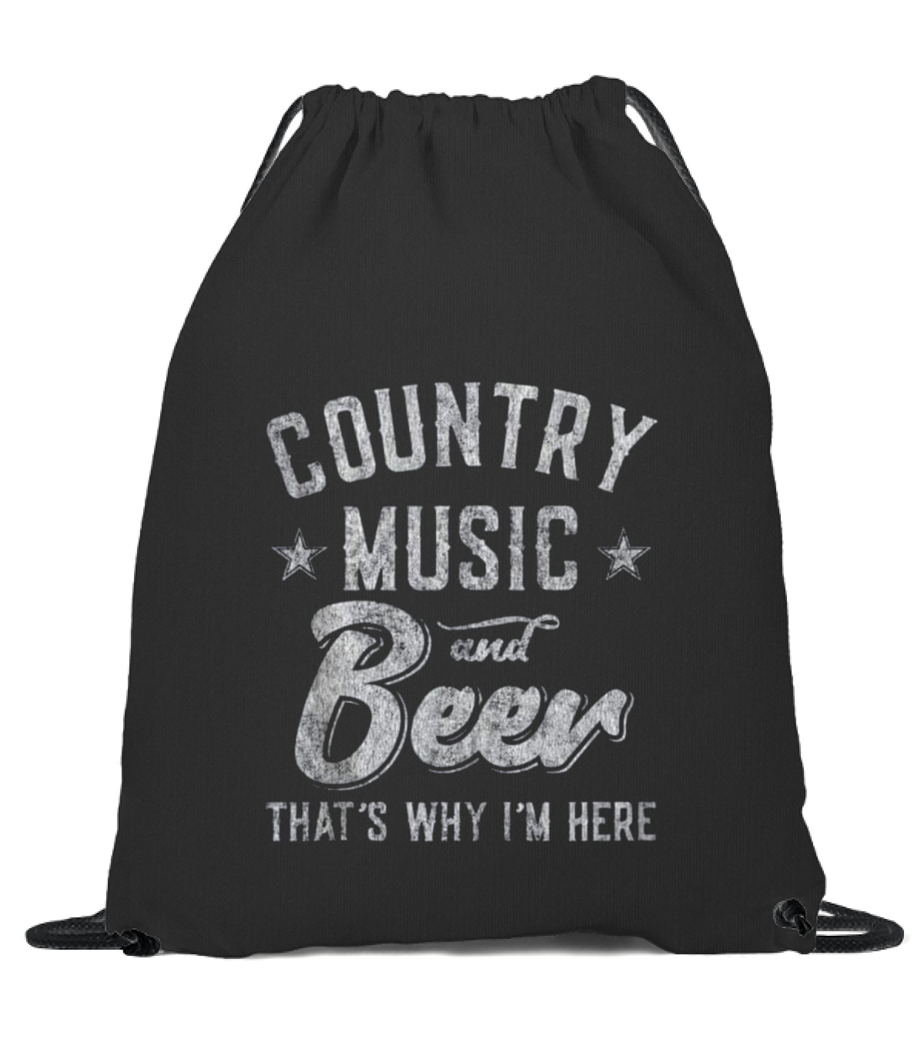 Country Music and Beer That's Why I'm H_1 Drawstring Bag Country Music and Beer That's Why I'm H_1 Drawstring Bag