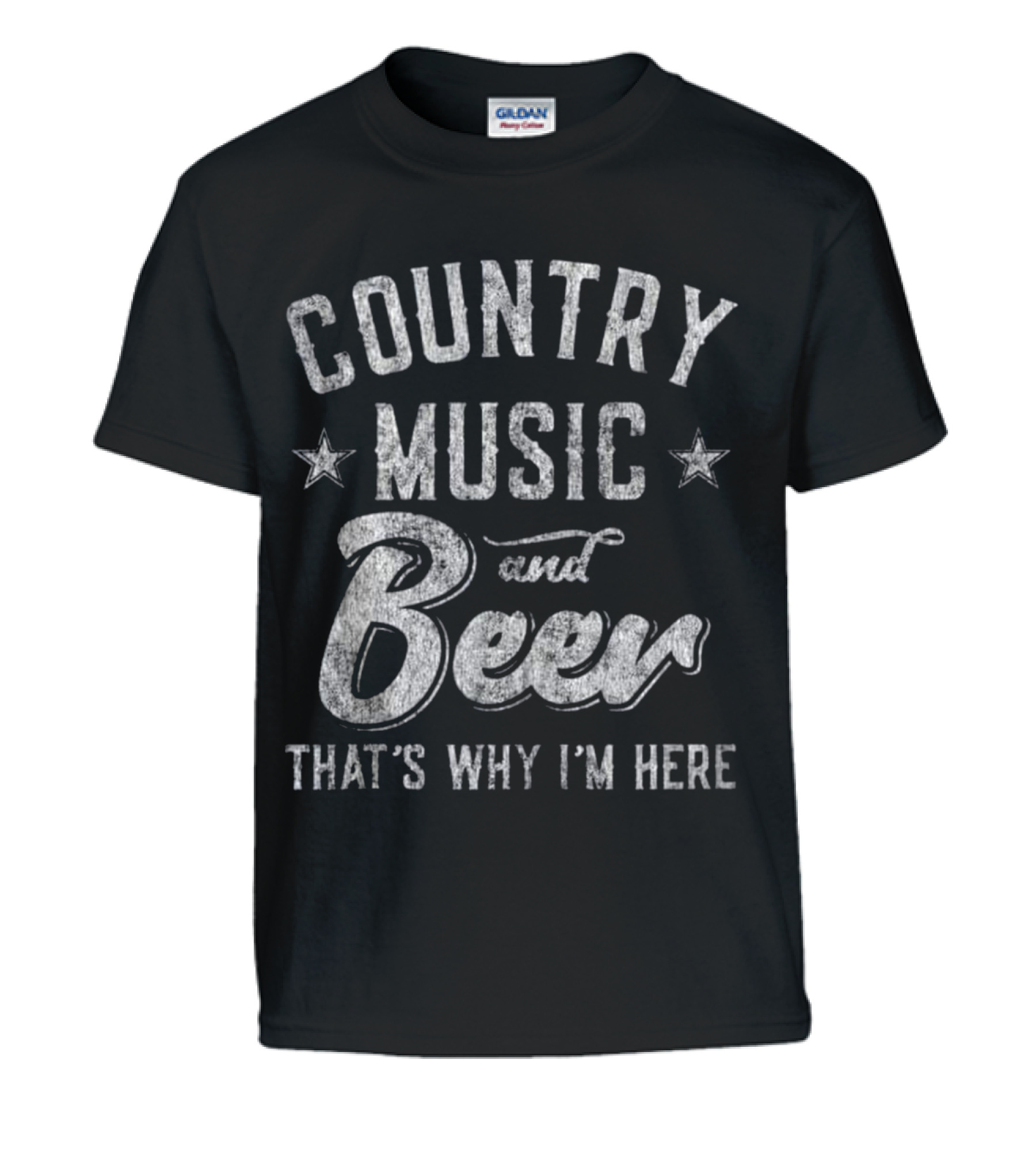 Country Music and Beer That's Why I'm H_1 Kids T-Shirt