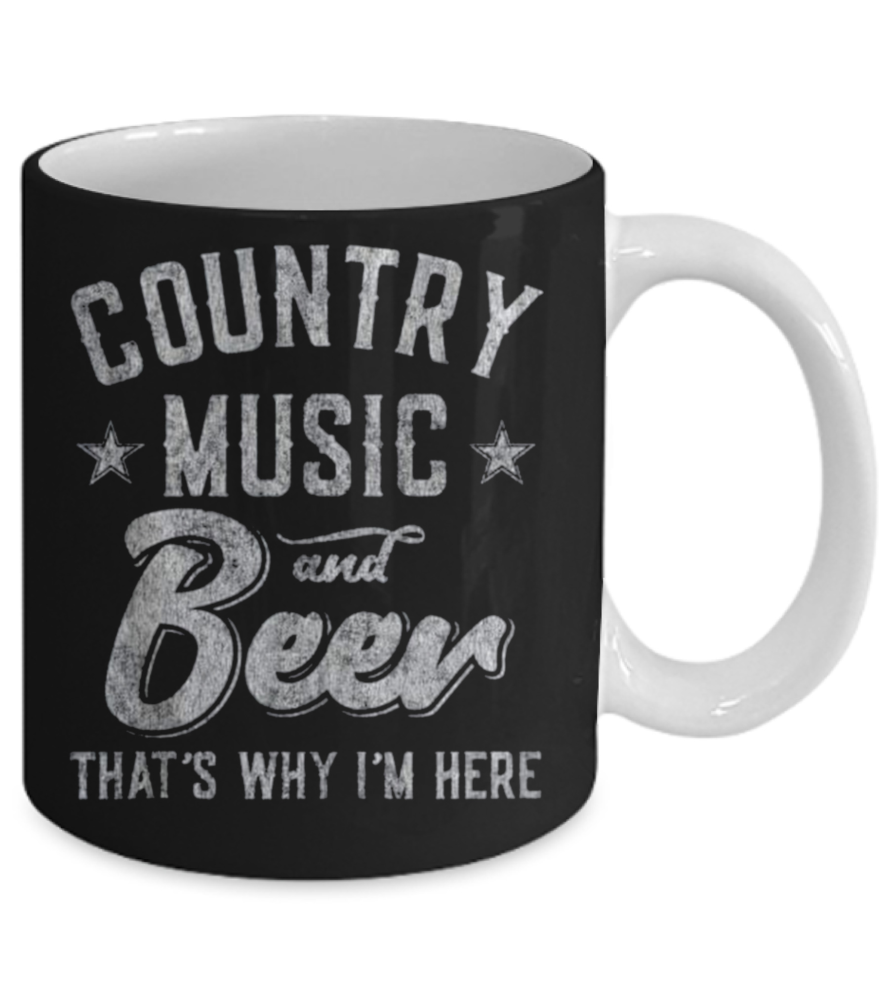 Country Music and Beer That's Why I'm H_1 Mug