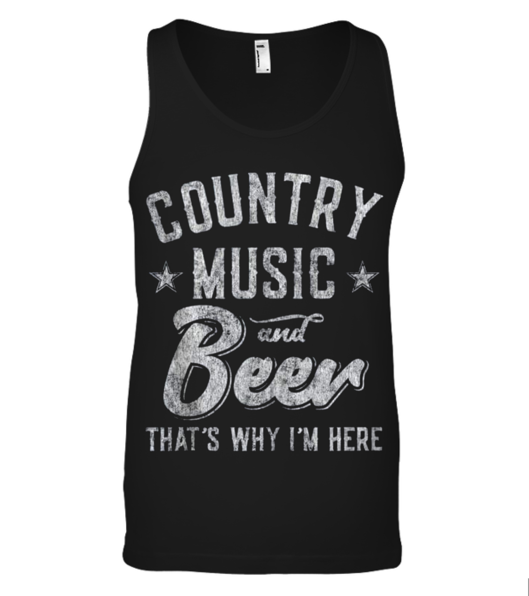 Country Music and Beer That's Why I'm H_1 Tank Top