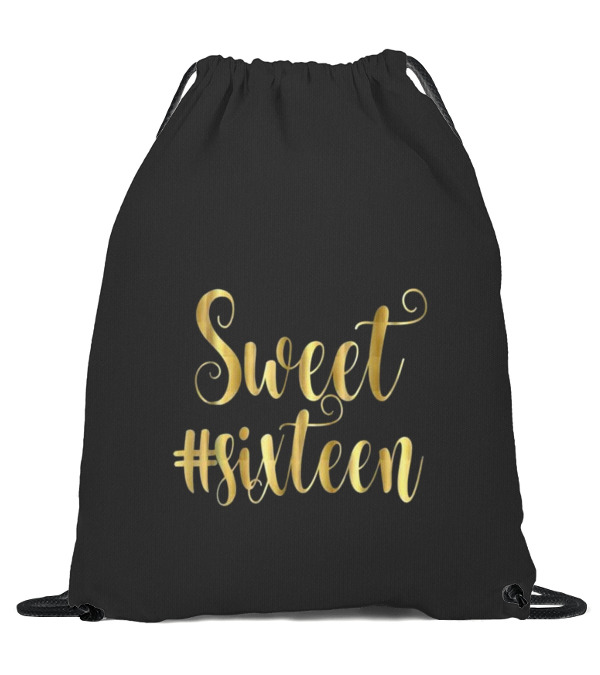 16th Birthday Gift Hashtag Drawstring Bag 16th Birthday Gift Hashtag Drawstring Bag