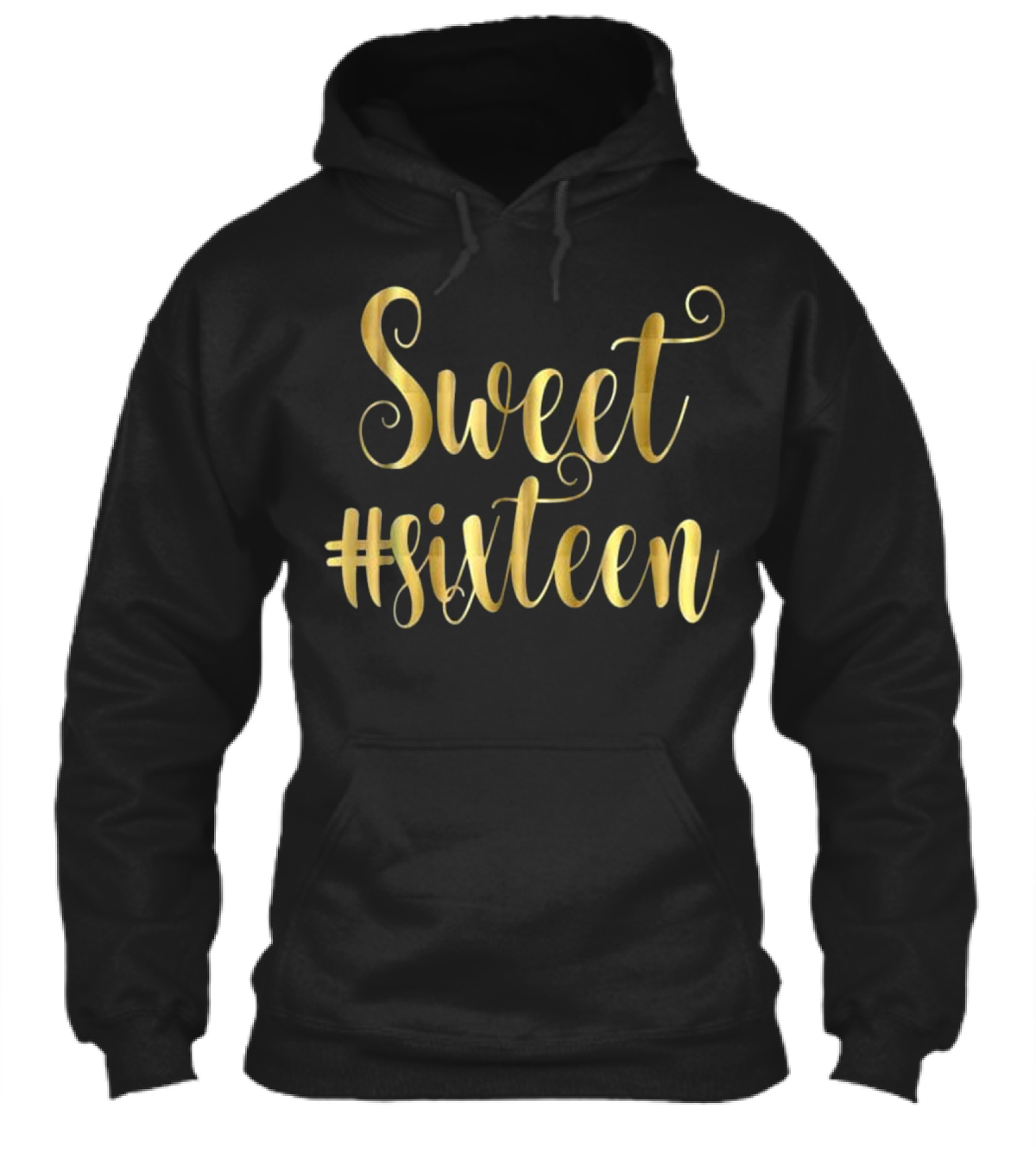 16th Birthday Gift Hashtag Hoodie