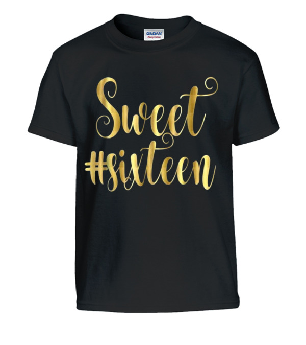 16th Birthday Gift Hashtag Kids T-Shirt 16th Birthday Gift Hashtag Kids T-Shirt