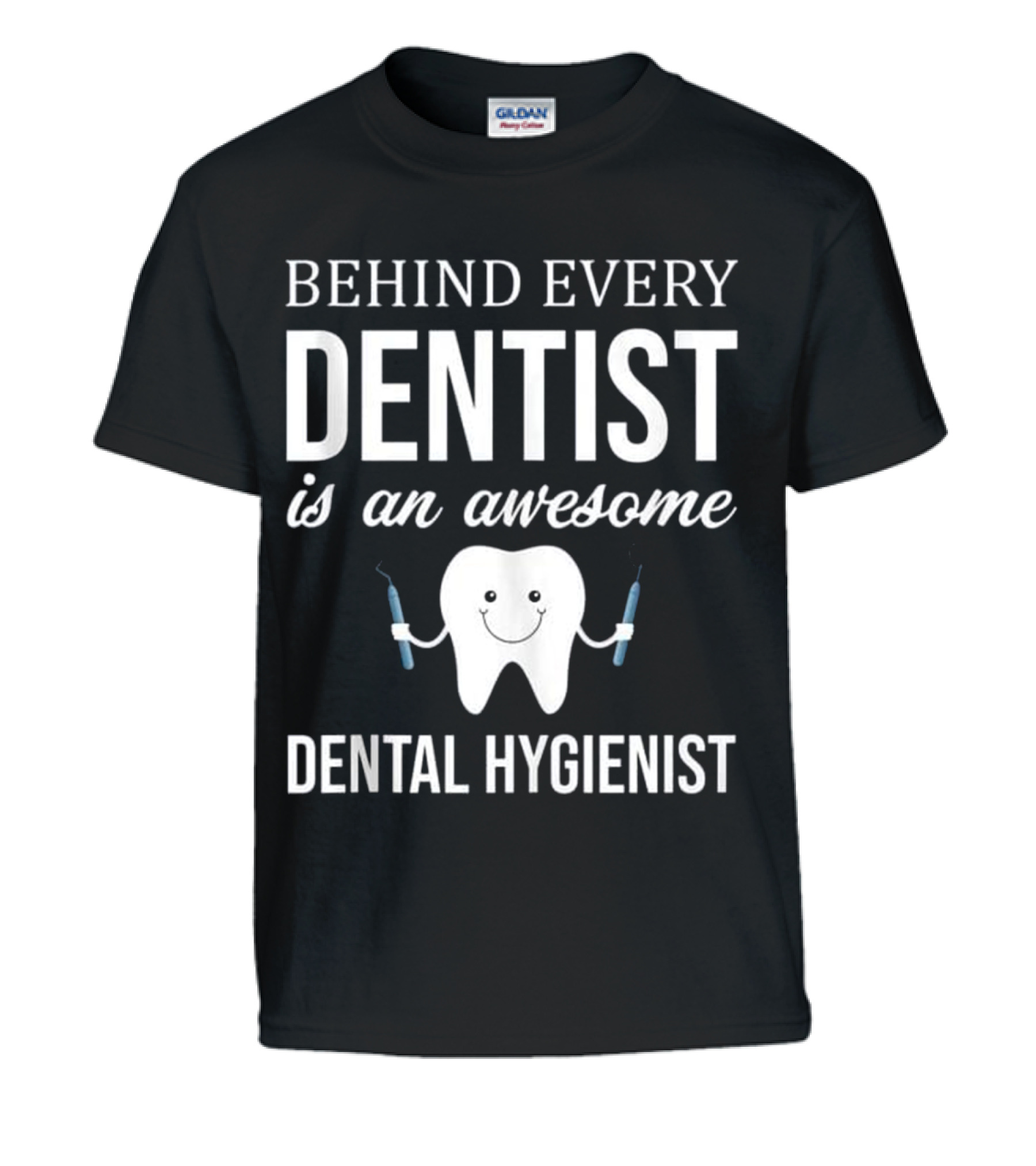 Behind Every Dentist is an Aweso Kids T-Shirt Behind Every Dentist is an Aweso Kids T-Shirt