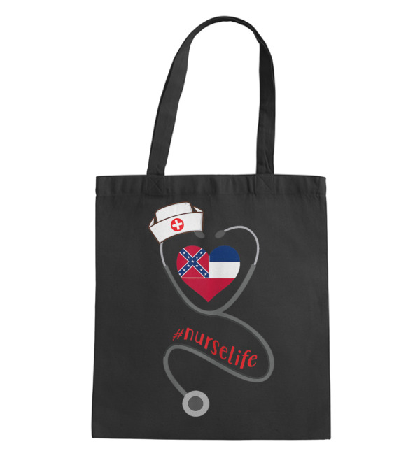 Womens Nurse Heart Mississippi #nurse Tote Bag Womens Nurse Heart Mississippi #nurse Tote Bag