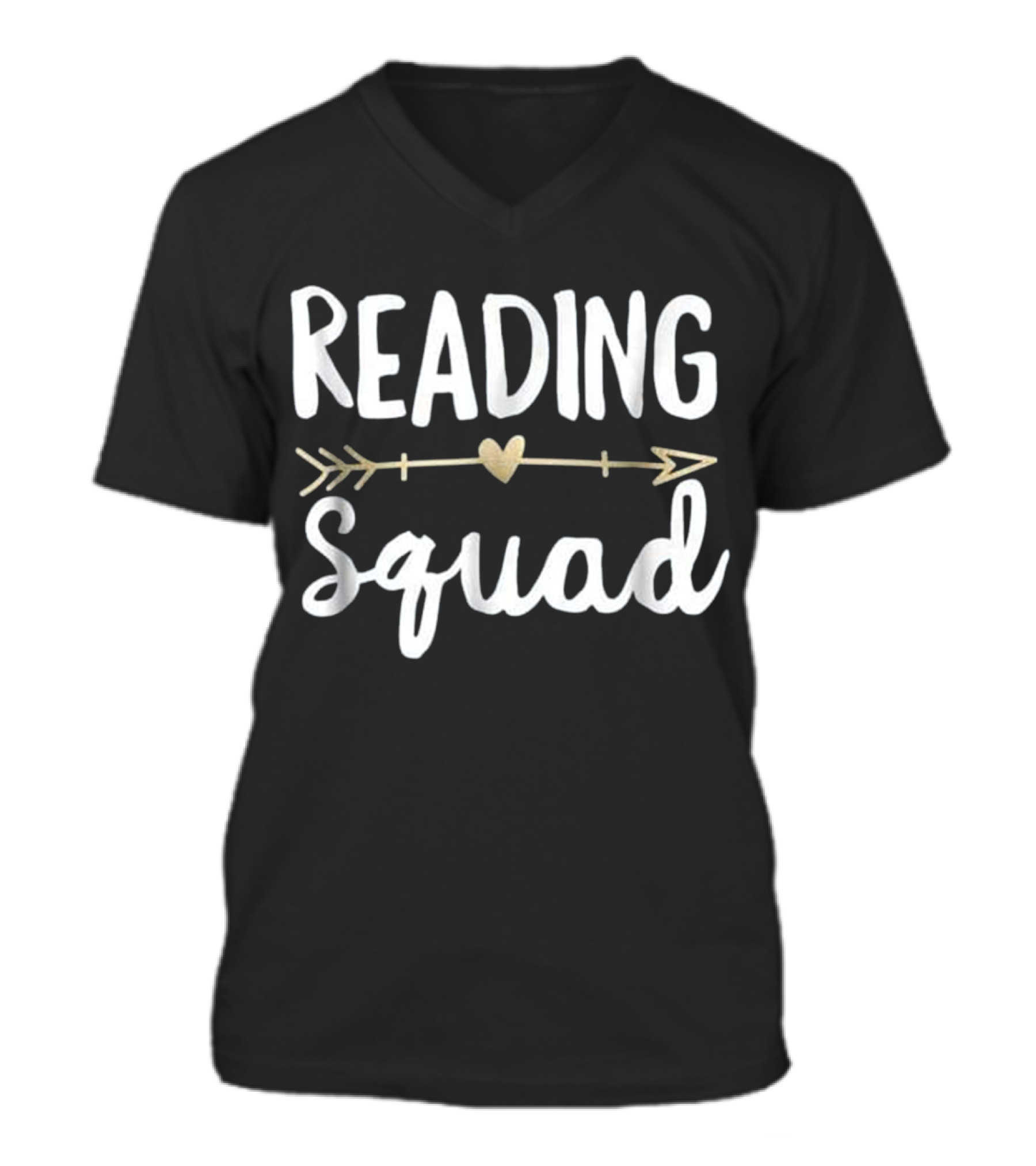 Reading Squad Teacher Appreciation G V-Neck Unisex T-Shirt