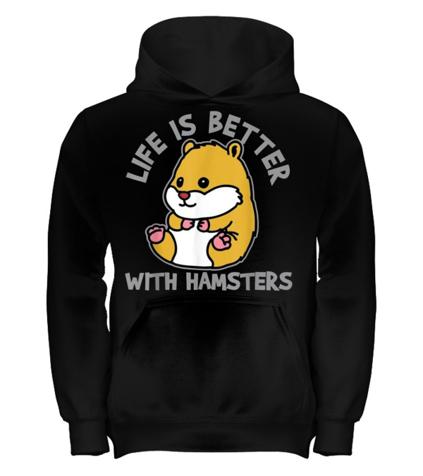 Hamster T Shirt Hamster L...Kids Hoodie Hamster T Shirt Hamster L...Kids Hoodie