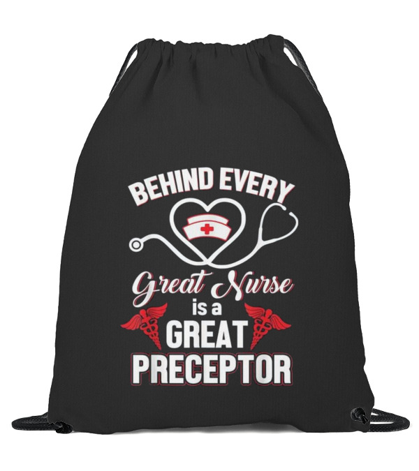 Behind Every Great Nurse Is A Gre Drawstring Bag Behind Every Great Nurse Is A Gre Drawstring Bag