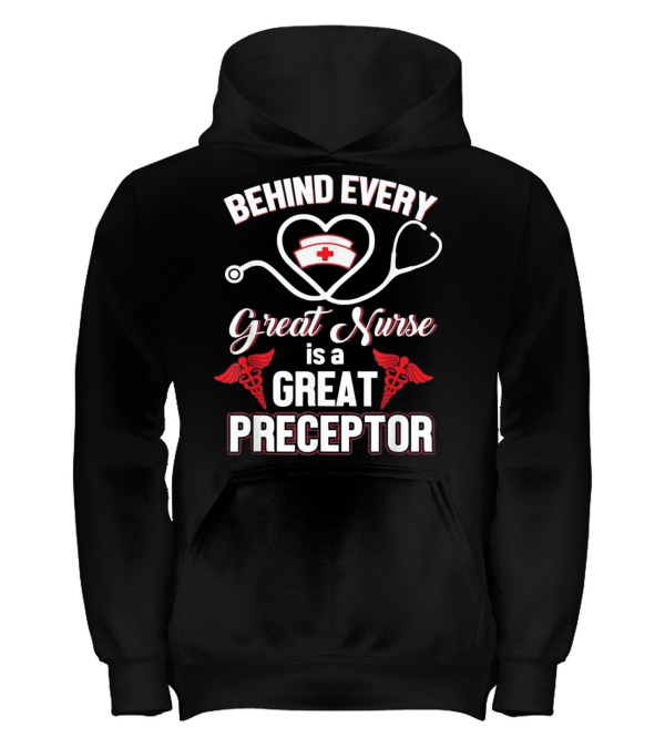 Behind Every Great Nurse Is A Gre Kids Hoodie Behind Every Great Nurse Is A Gre Kids Hoodie