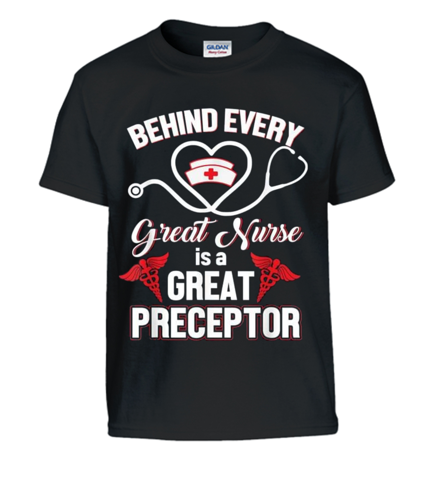 Behind Every Great Nurse Is A Gre Kids T-Shirt