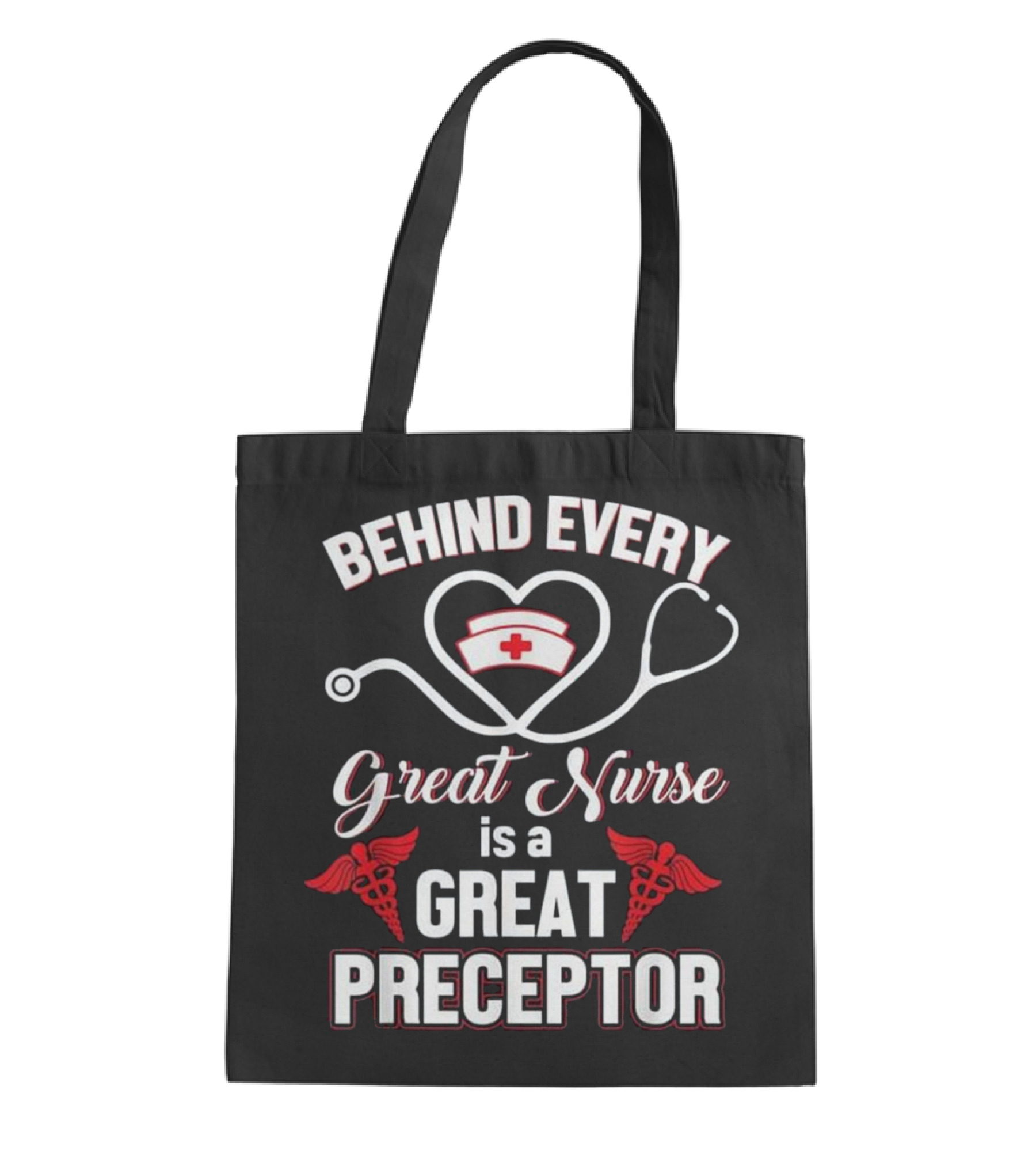 Behind Every Great Nurse Is A Gre Tote Bag