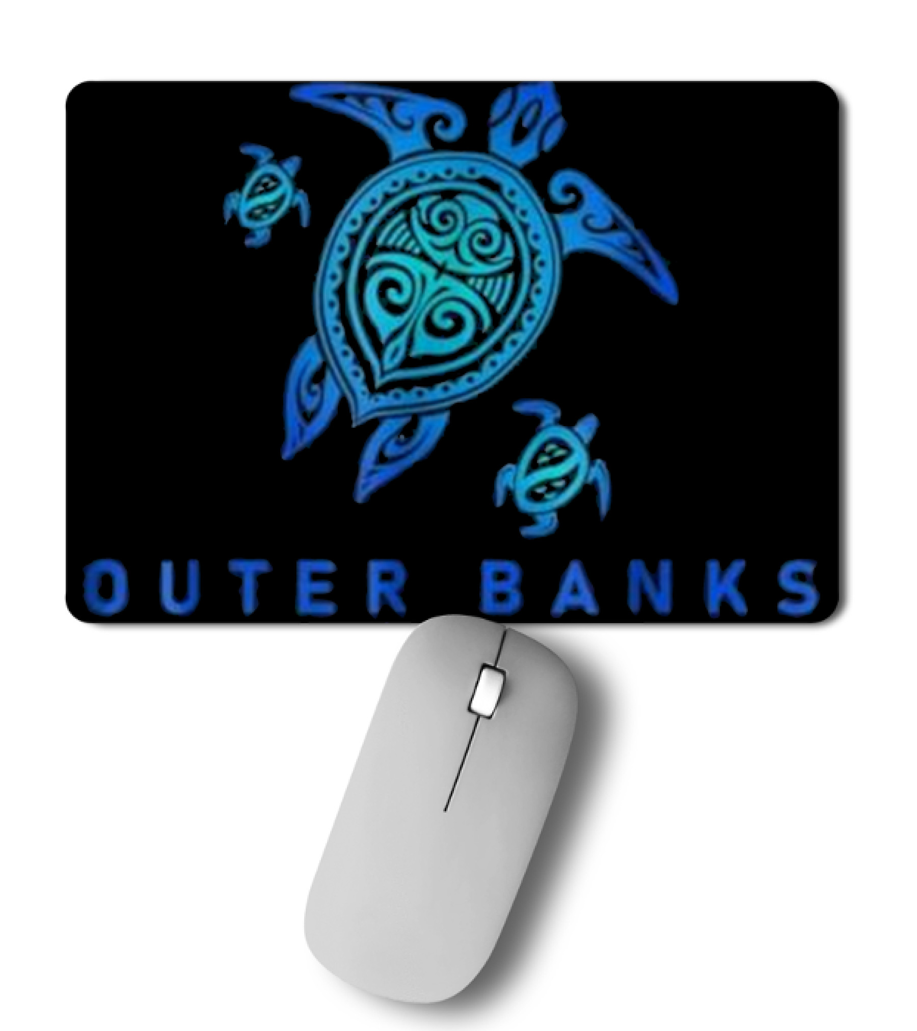 Outer Banks North Carolina Sea Blue Mousepad