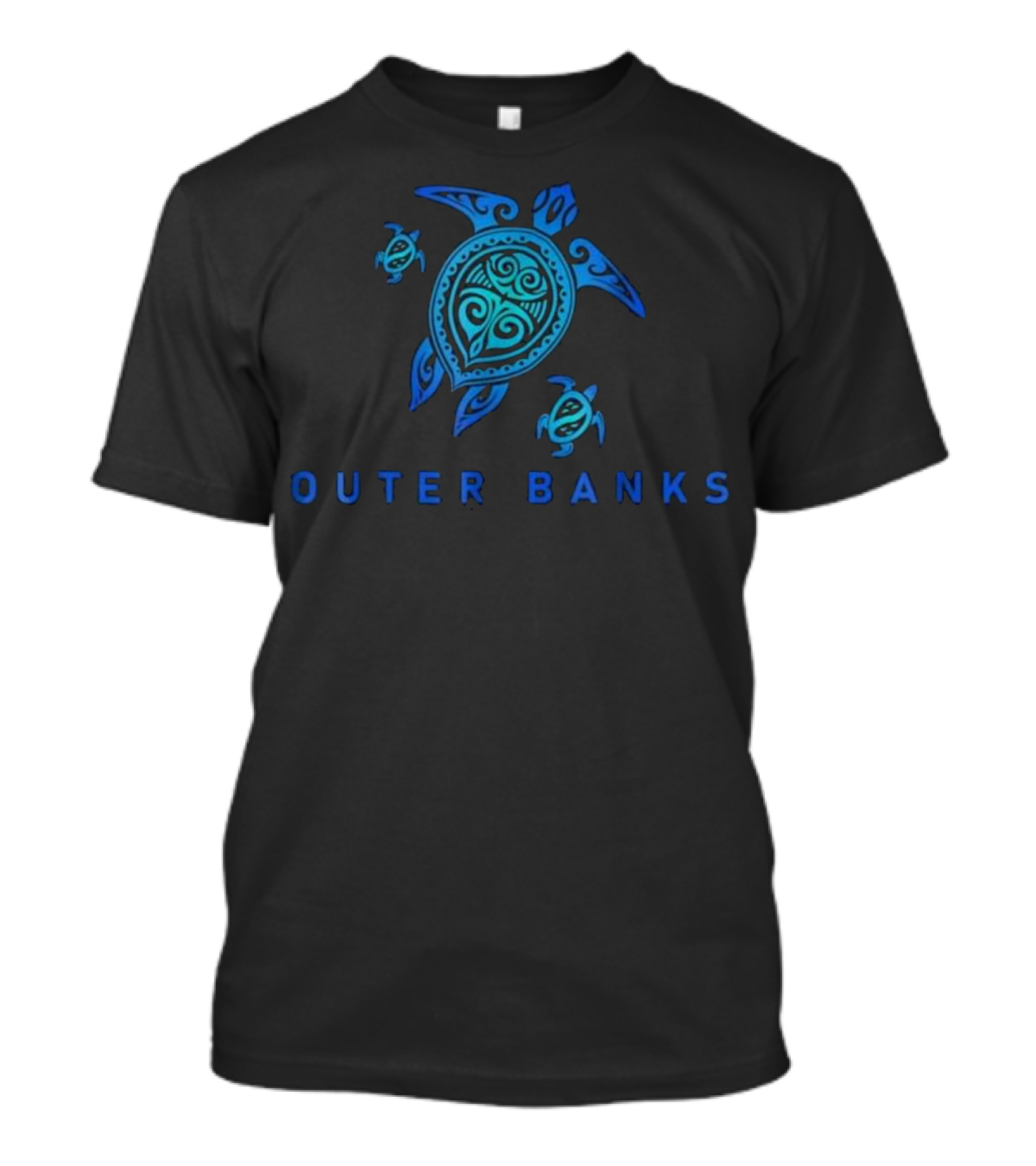 Outer Banks North Carolina Sea Blue T-Shirt