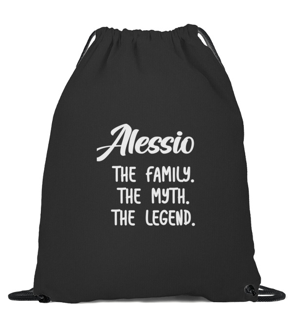 Alessio The Family The Myth The Legend Drawstring Bag Alessio The Family The Myth The Legend Drawstring Bag