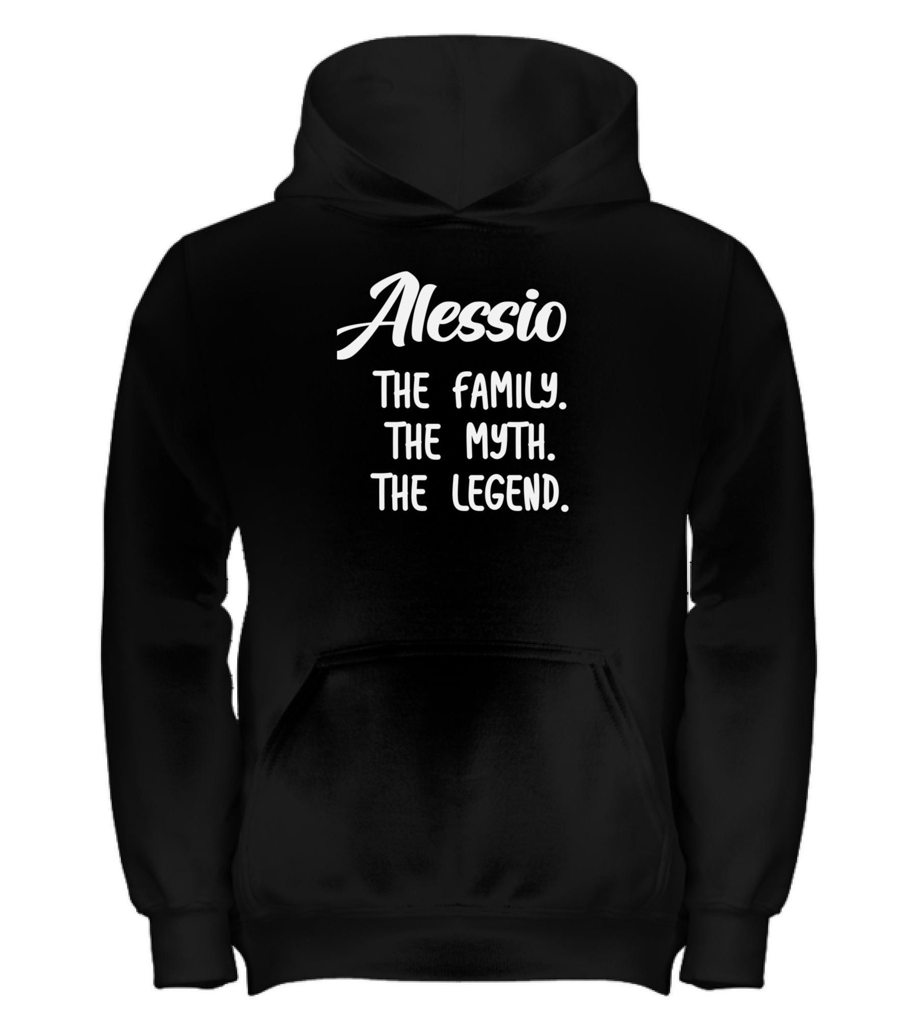 Alessio The Family The Myth The Legend Kids Hoodie