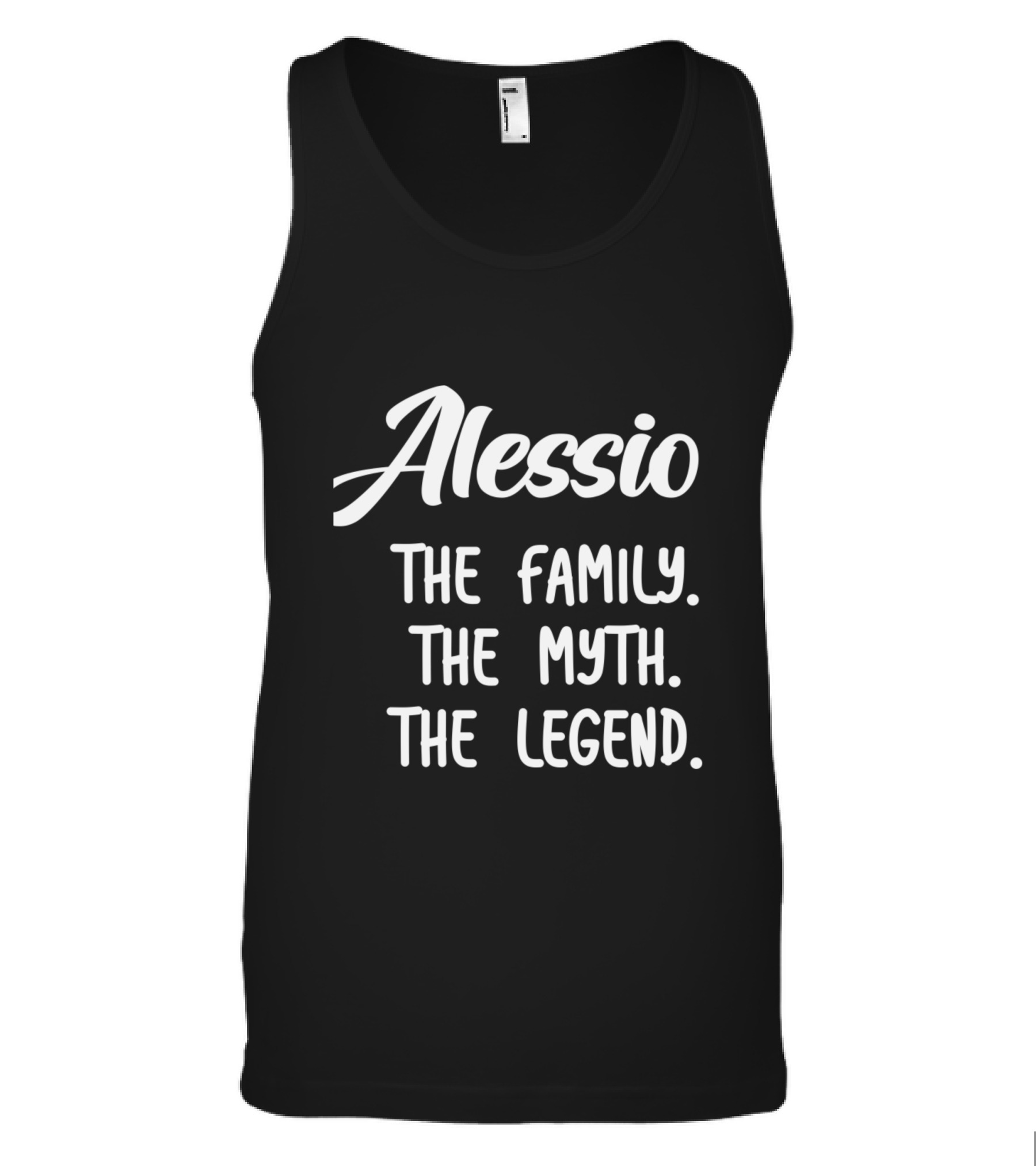 Alessio The Family The Myth The Legend Tank Top