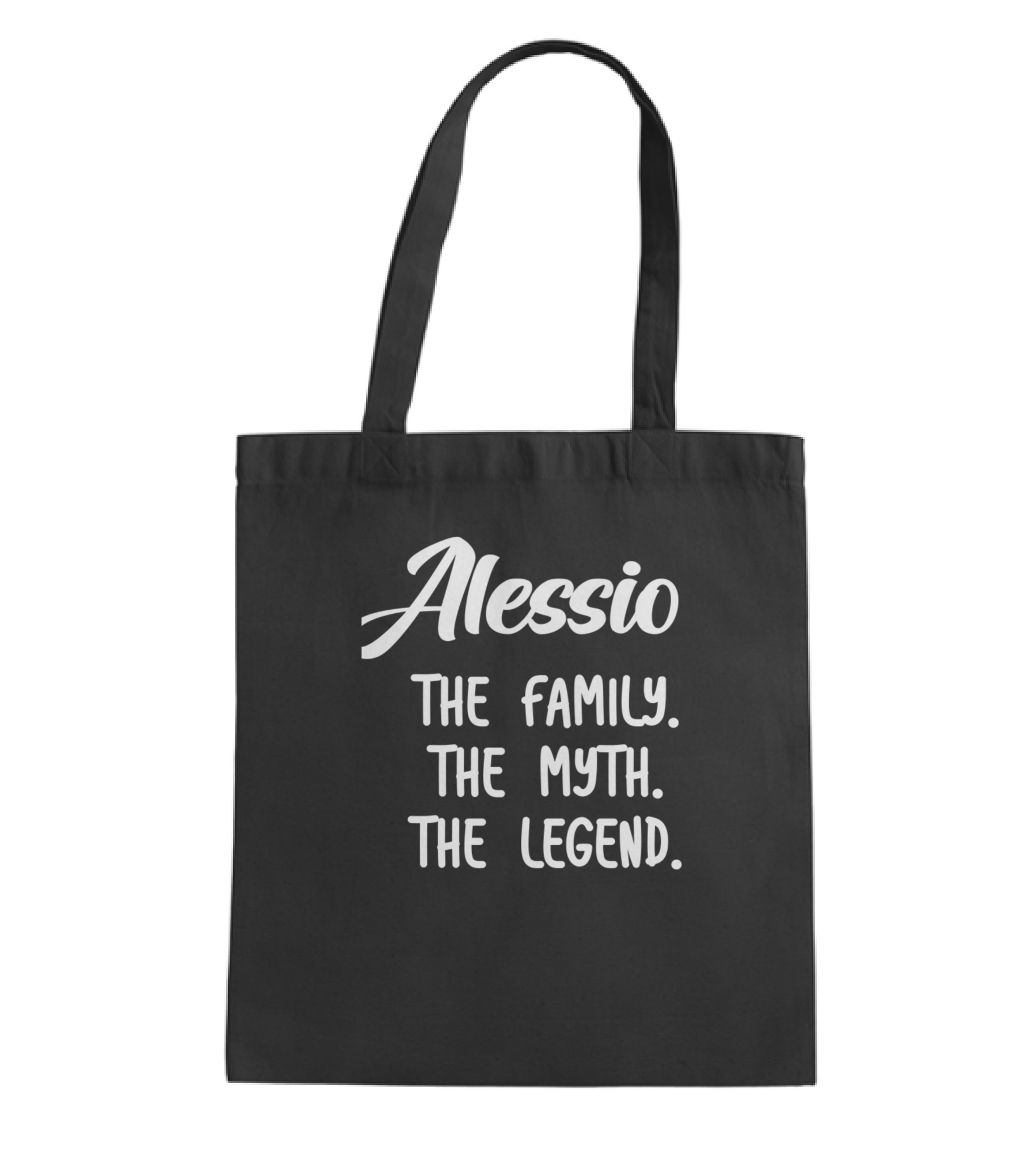 Alessio The Family The Myth The Legend Tote Bag