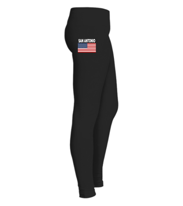America Flag Basic San Antonio Legging America Flag Basic San Antonio Legging