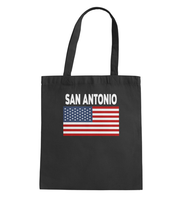 America Flag Basic San Antonio Tote Bag America Flag Basic San Antonio Tote Bag