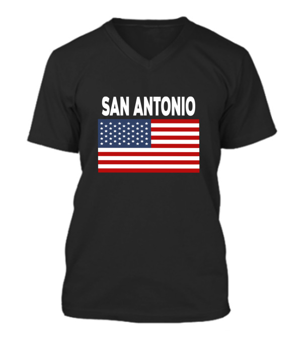 America Flag Basic San Antonio V-Neck Unisex T-Shirt America Flag Basic San Antonio V-Neck Unisex T-Shirt