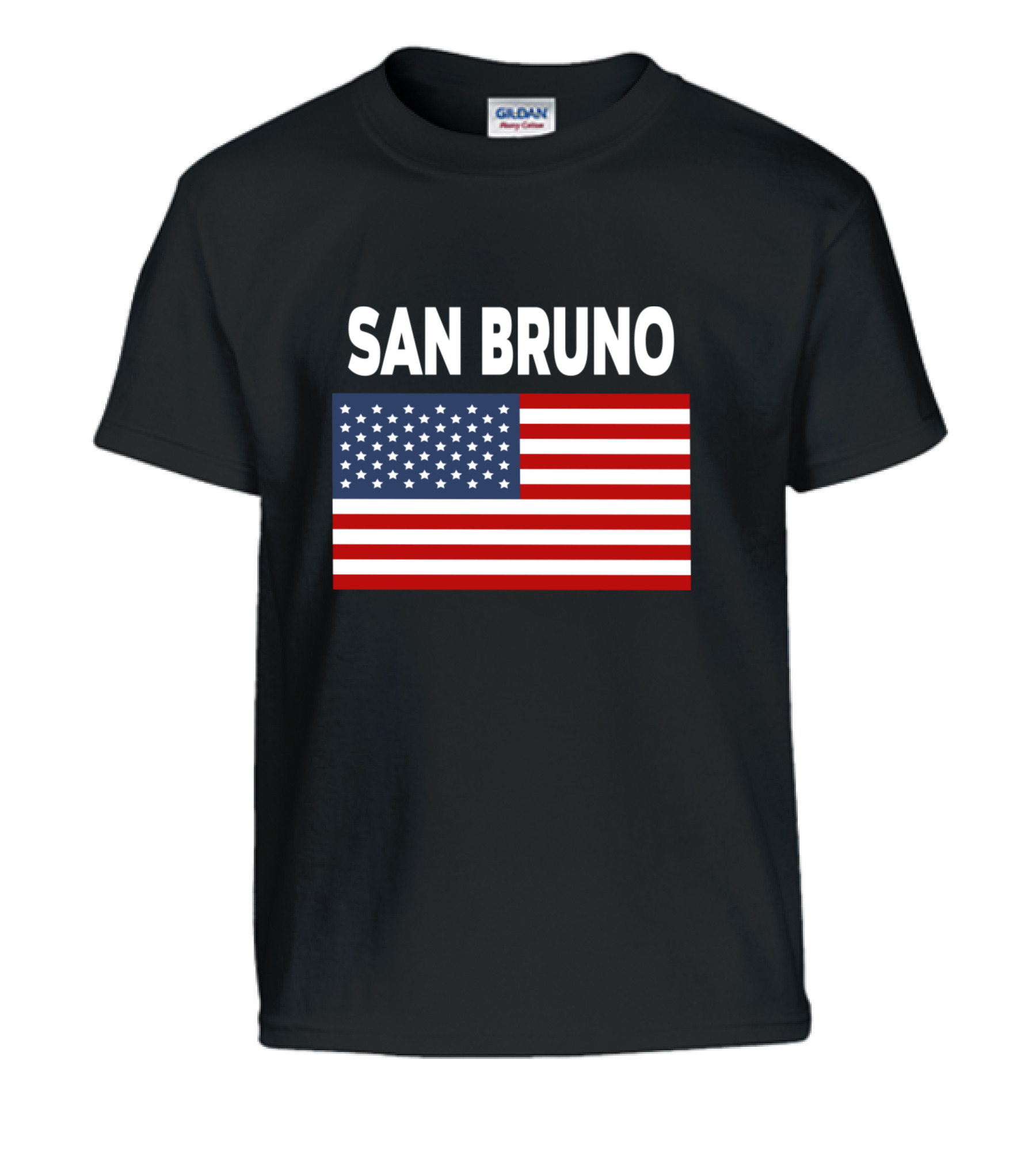 America Flag Basic San Bruno Kids T-Shirt