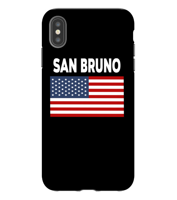 America Flag Basic San Bruno iPhone XS Max Case America Flag Basic San Bruno iPhone XS Max Case