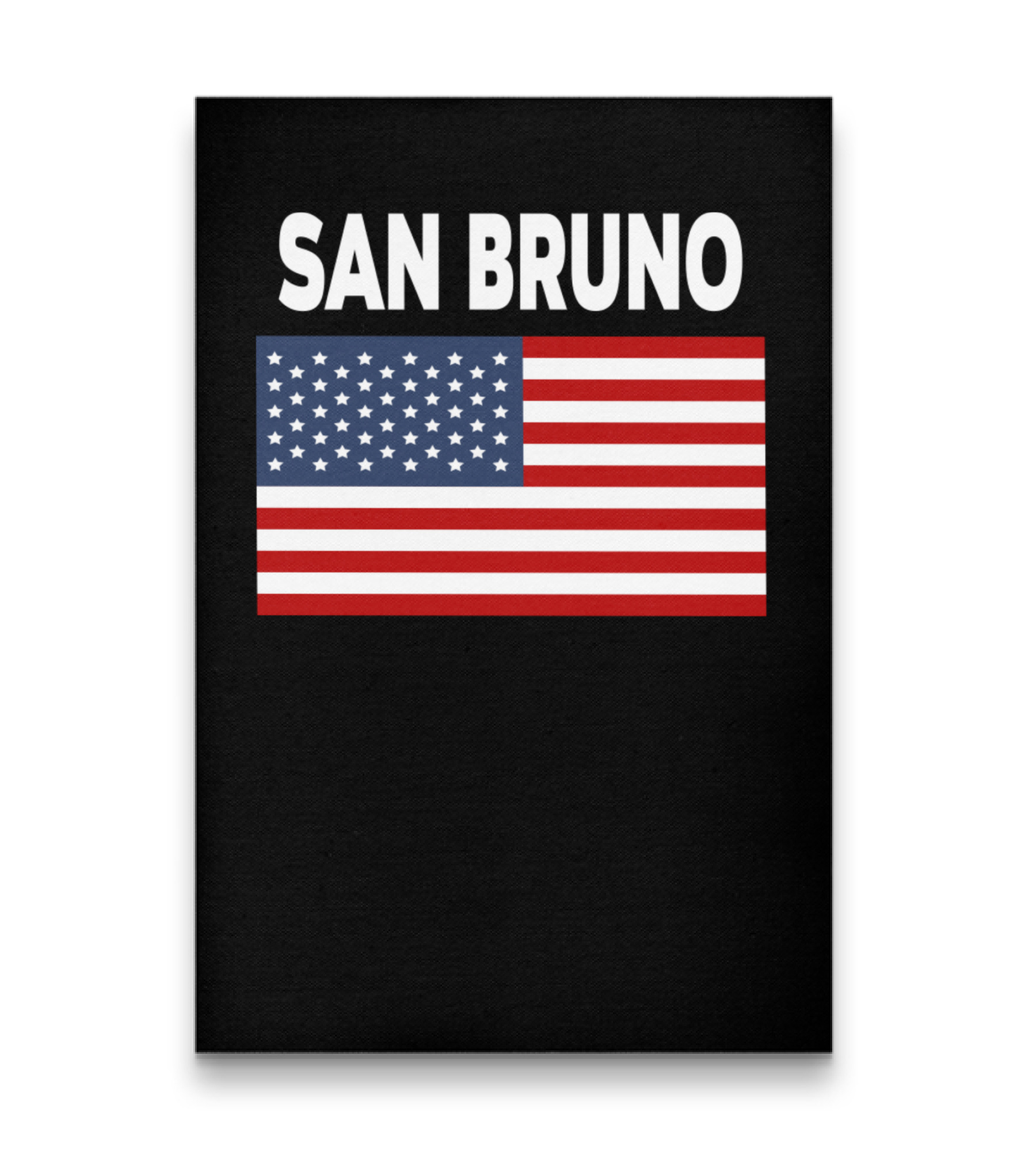 America Flag Basic San Bruno Vertical Poster 24"x36"