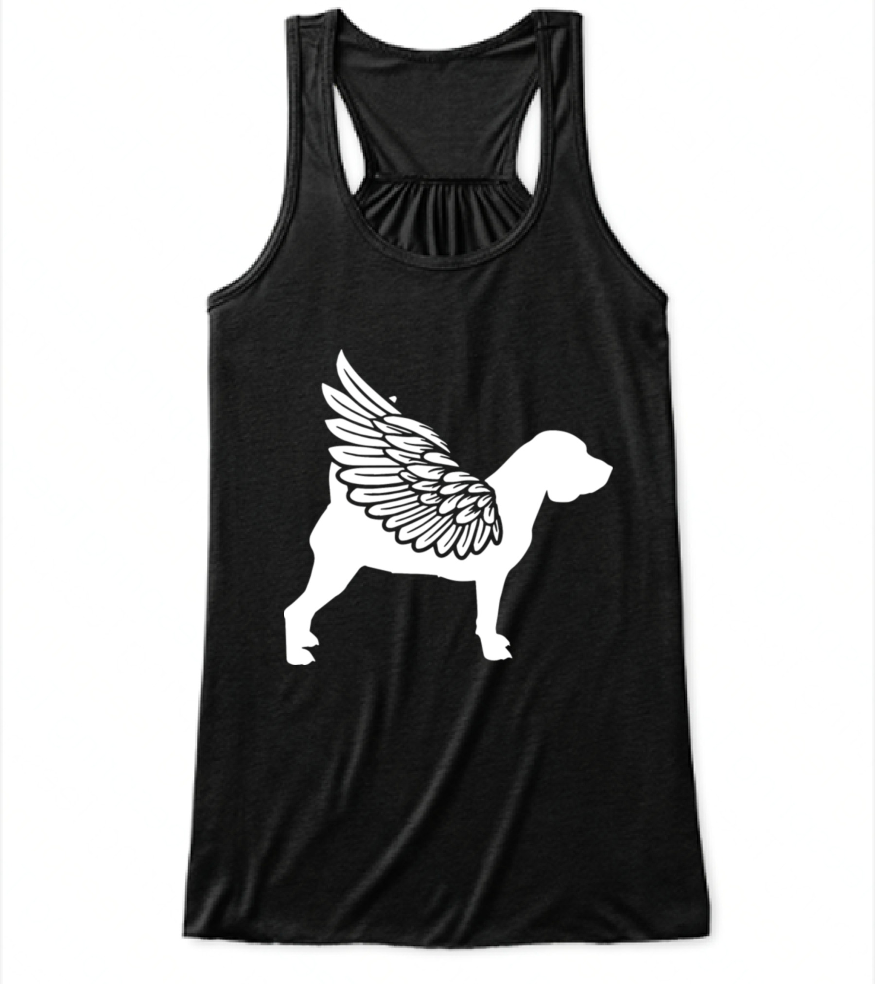 Beagle Dog Flowy Tank Top