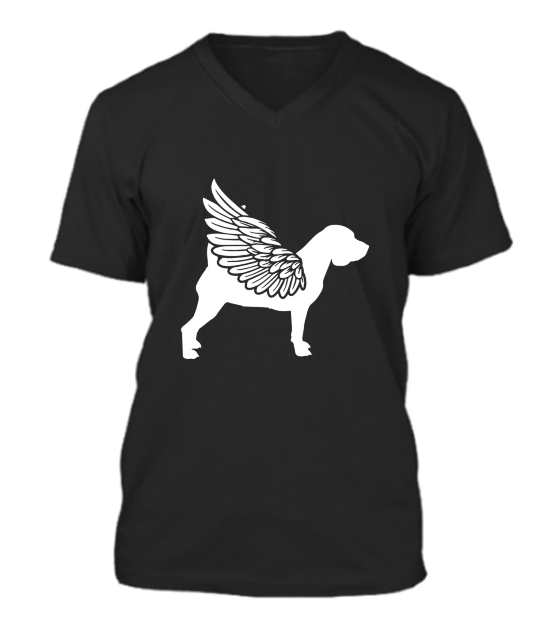 Beagle Dog V-Neck Unisex T-Shirt