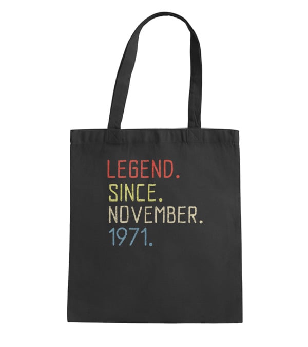 Birthday November 1971 Tote Bag Birthday November 1971 Tote Bag