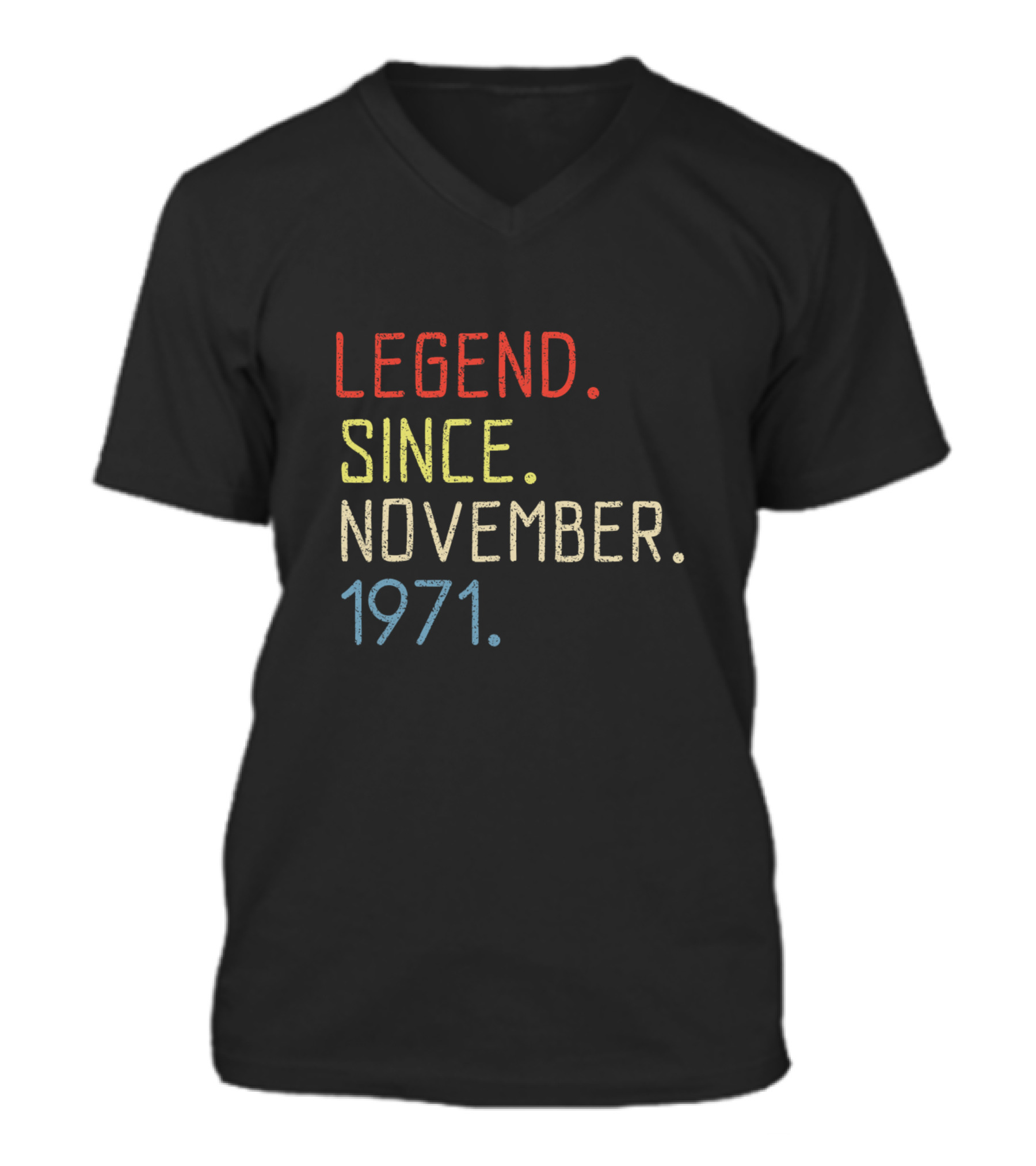 Birthday November 1971 V-Neck Unisex T-Shirt