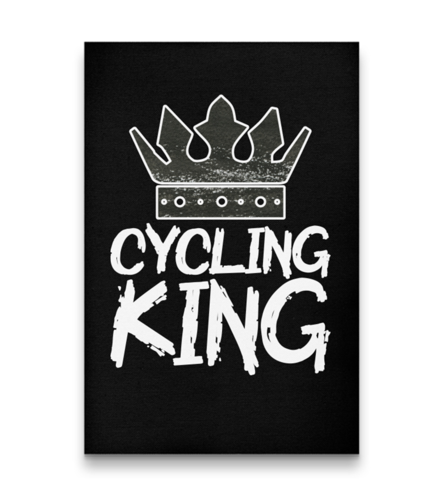 Cycling King Vertical Canvas 20"x27.5"