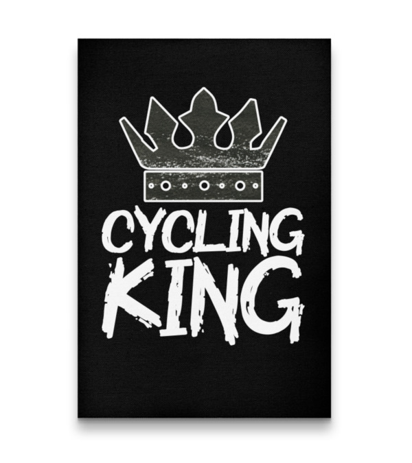 Cycling King Vertical Canvas 20"x27.5" Cycling King Vertical Canvas 20"x27.5"