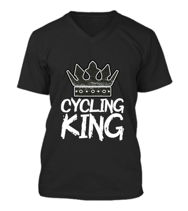 Cycling King V-Neck Unisex T-Shirt Cycling King V-Neck Unisex T-Shirt